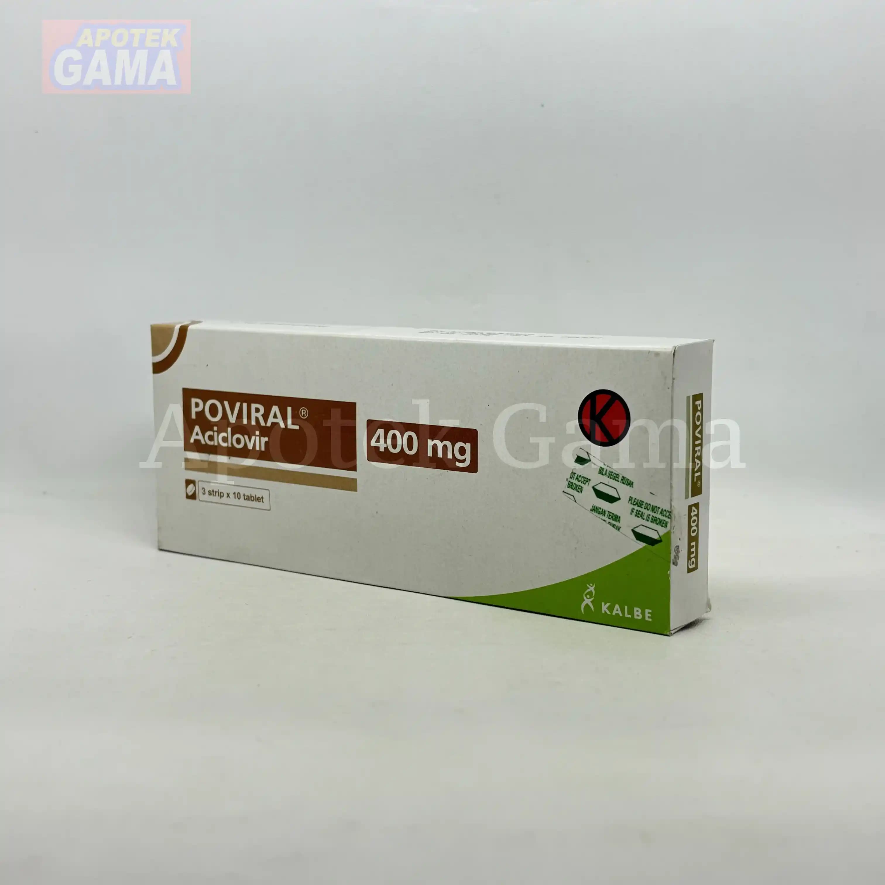POVIRAL TAB 400 MG/30 4