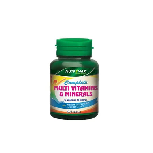 NUTRIMAX COMPLETE MULTIVITAMINS & MINERALS 60S