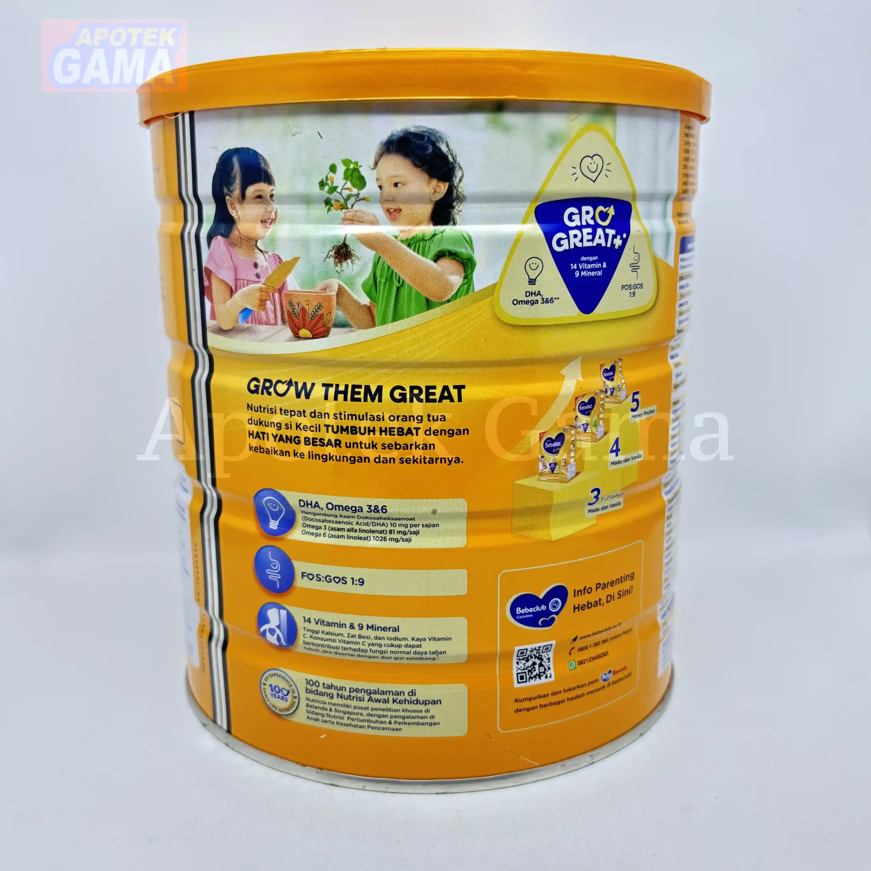 BEBELAC 3 HONEY HIQEQ 800 GR 5