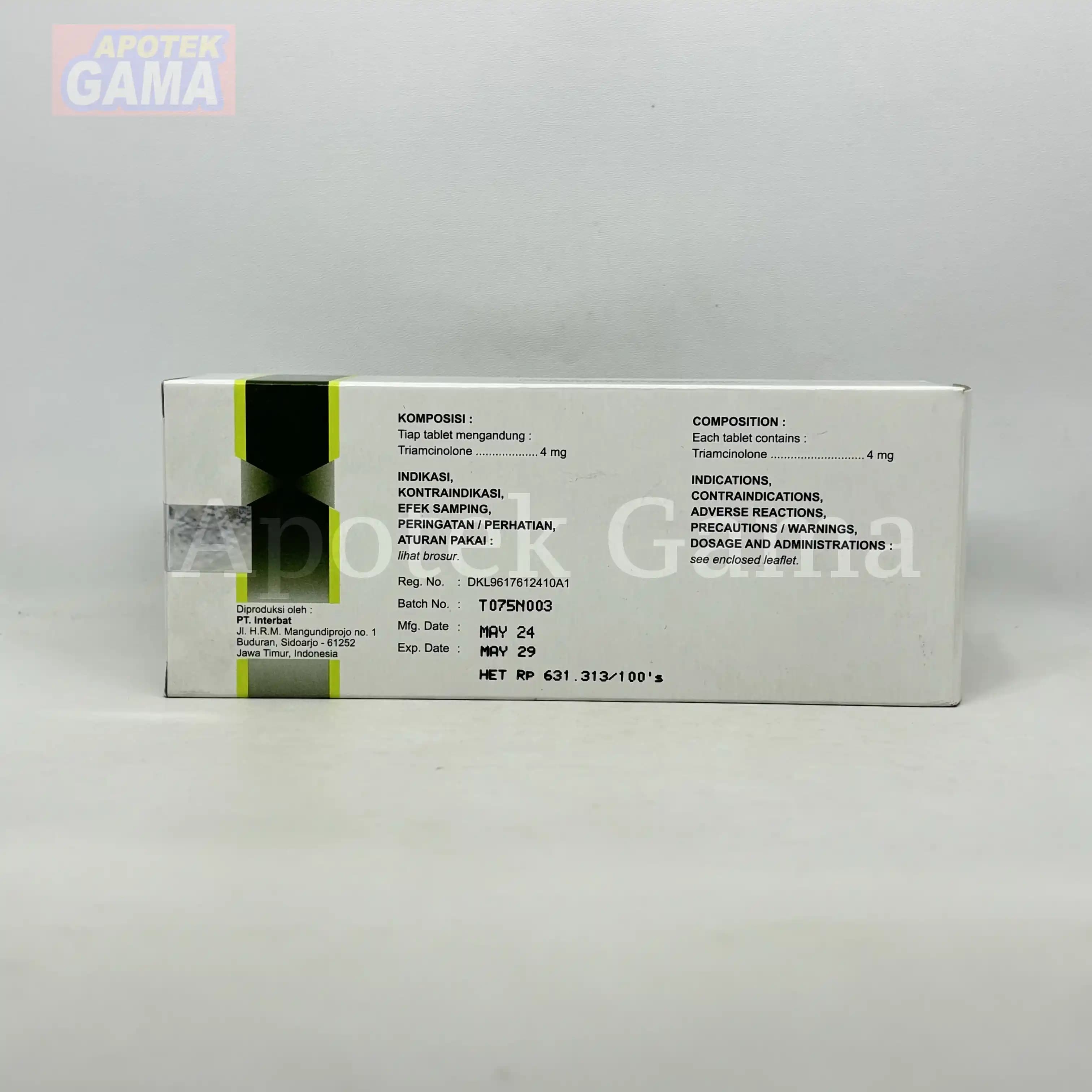 TRIAMCORT TAB/100 2