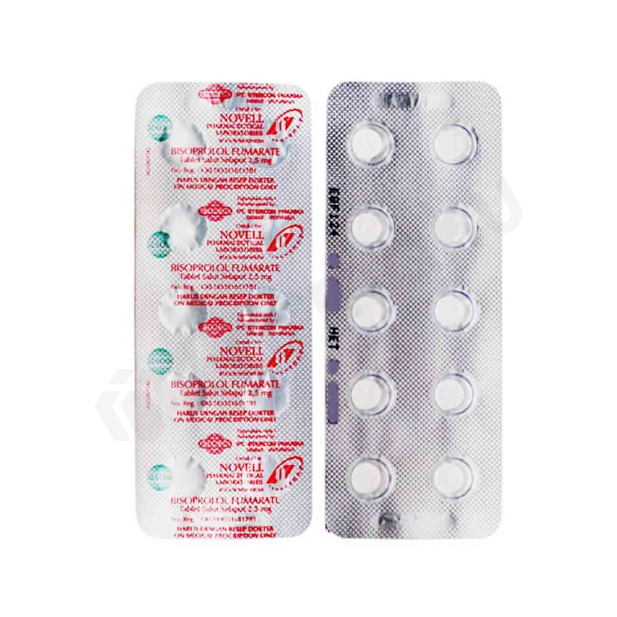 BISOPROLOL 2.5MG NOVEL TABLET