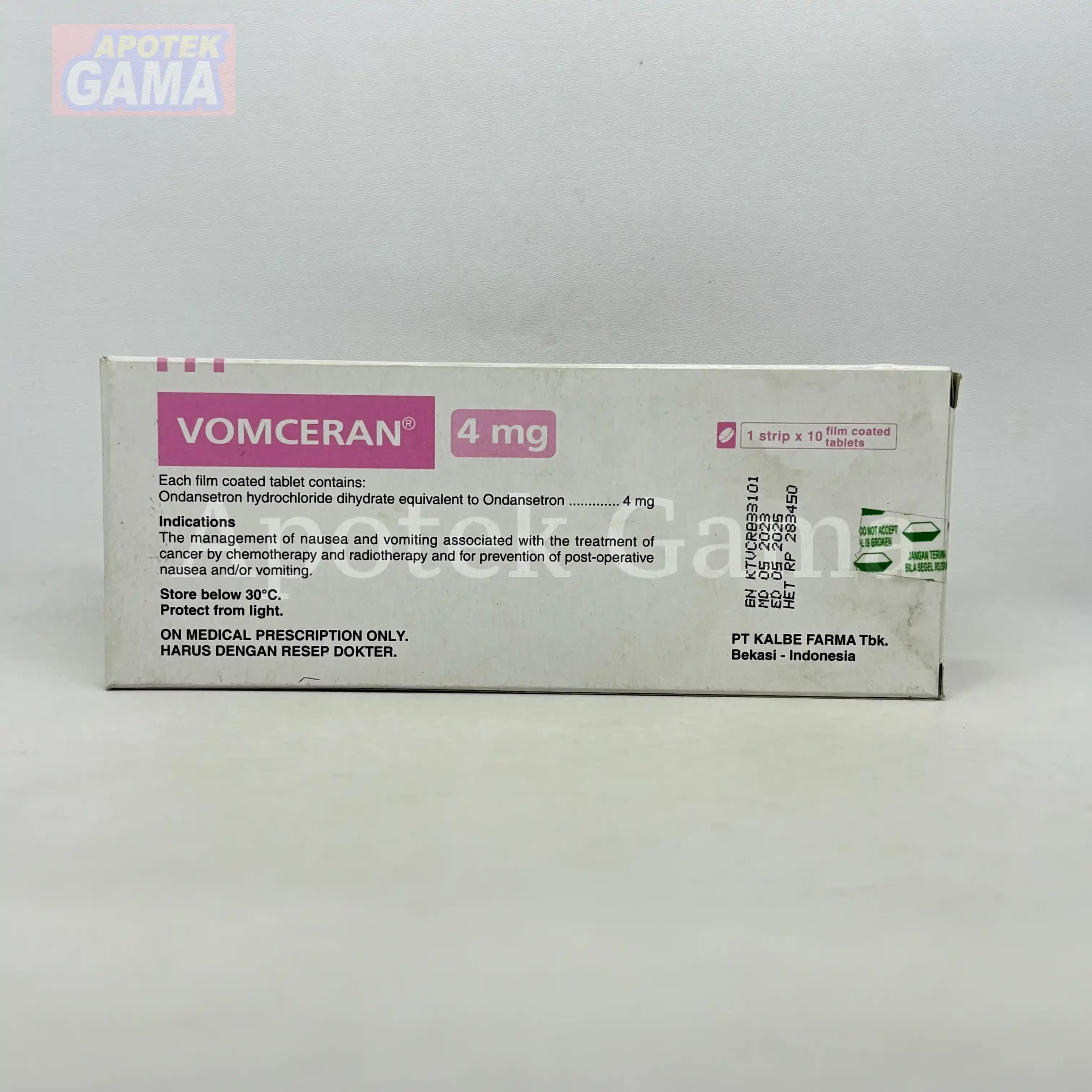 VOMCERAN TAB 4 MG 4