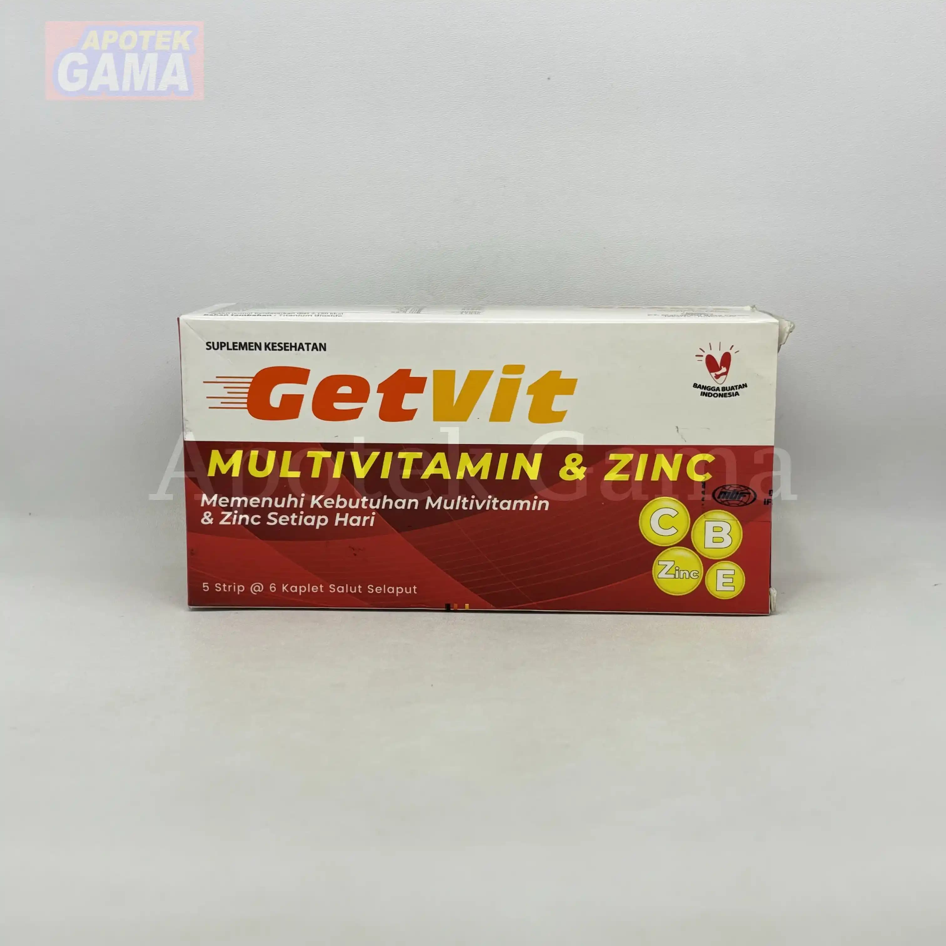 GETVIT MULTIVITAMIN ZINC 4