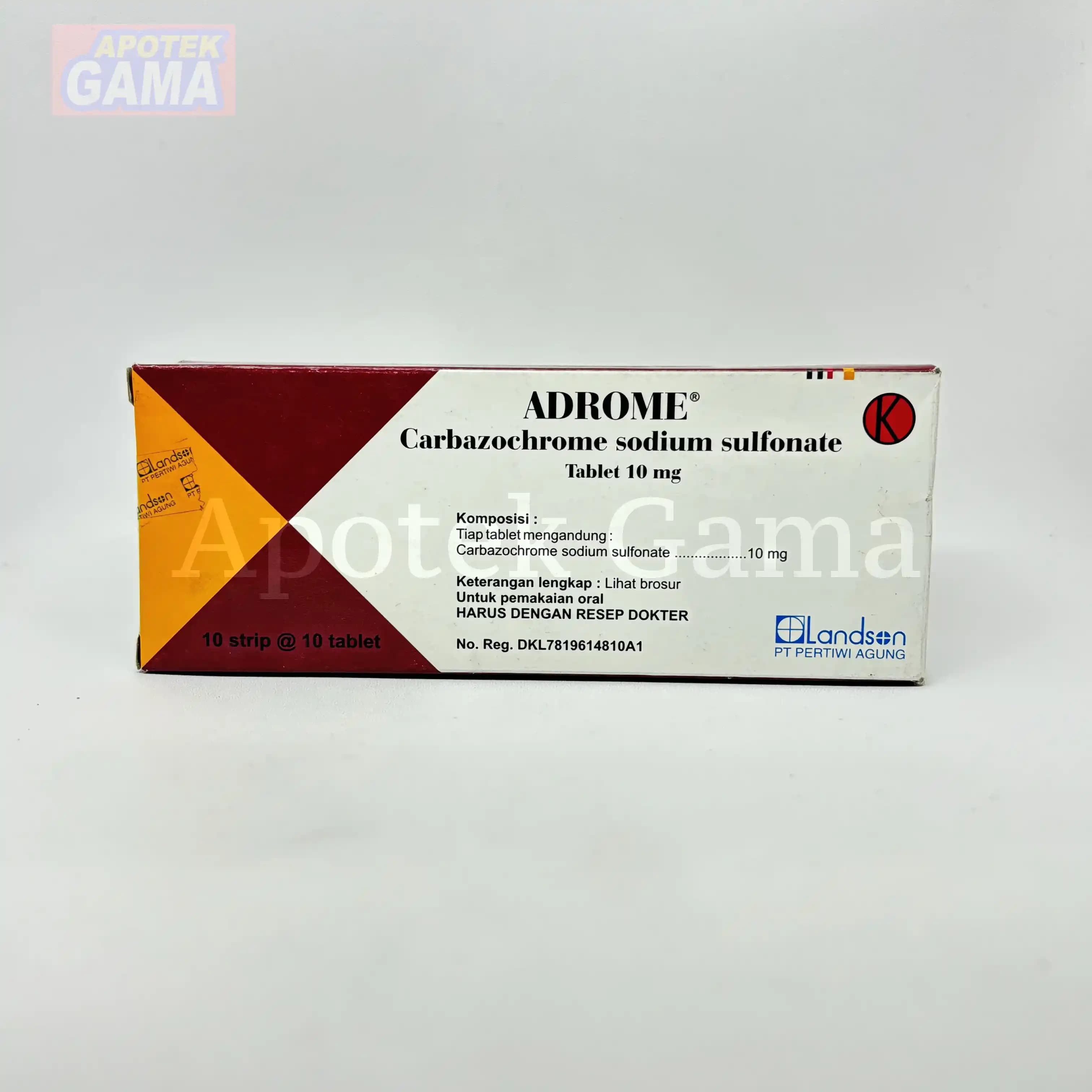 ADROME 10MG TAB/100 2