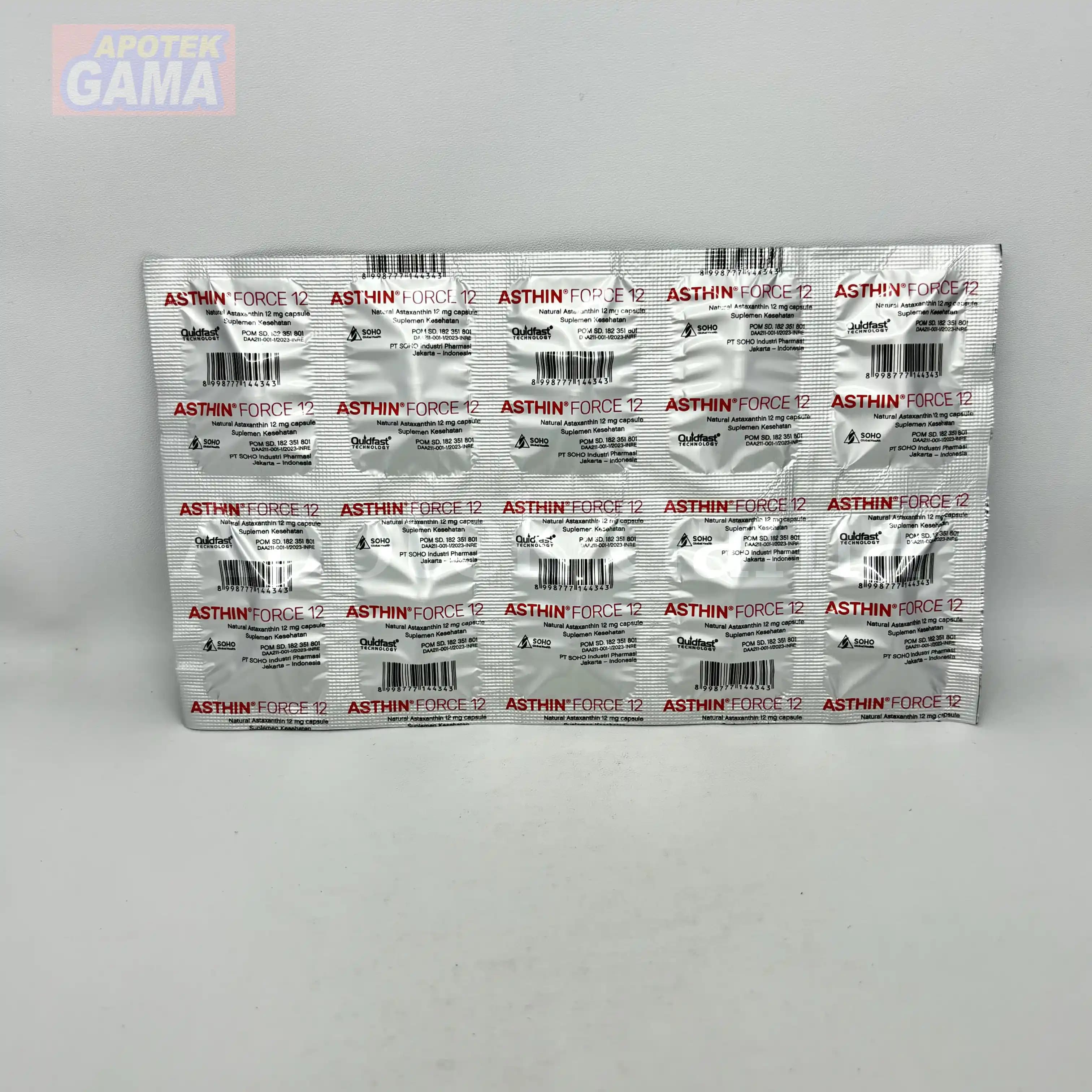 ASTHIN FORCE 12 MG CAP 2