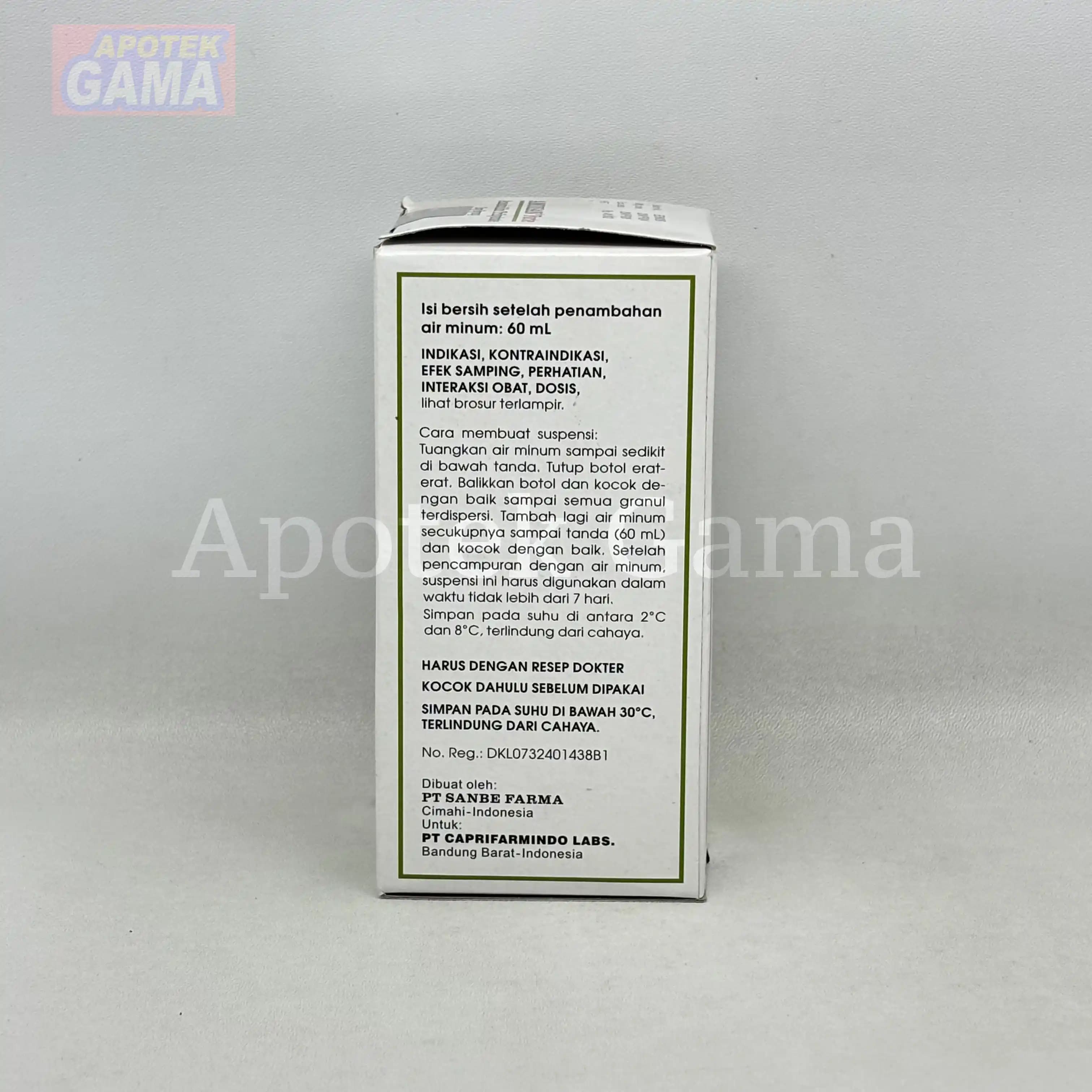 AMOXSAN F DS 250 MG 3