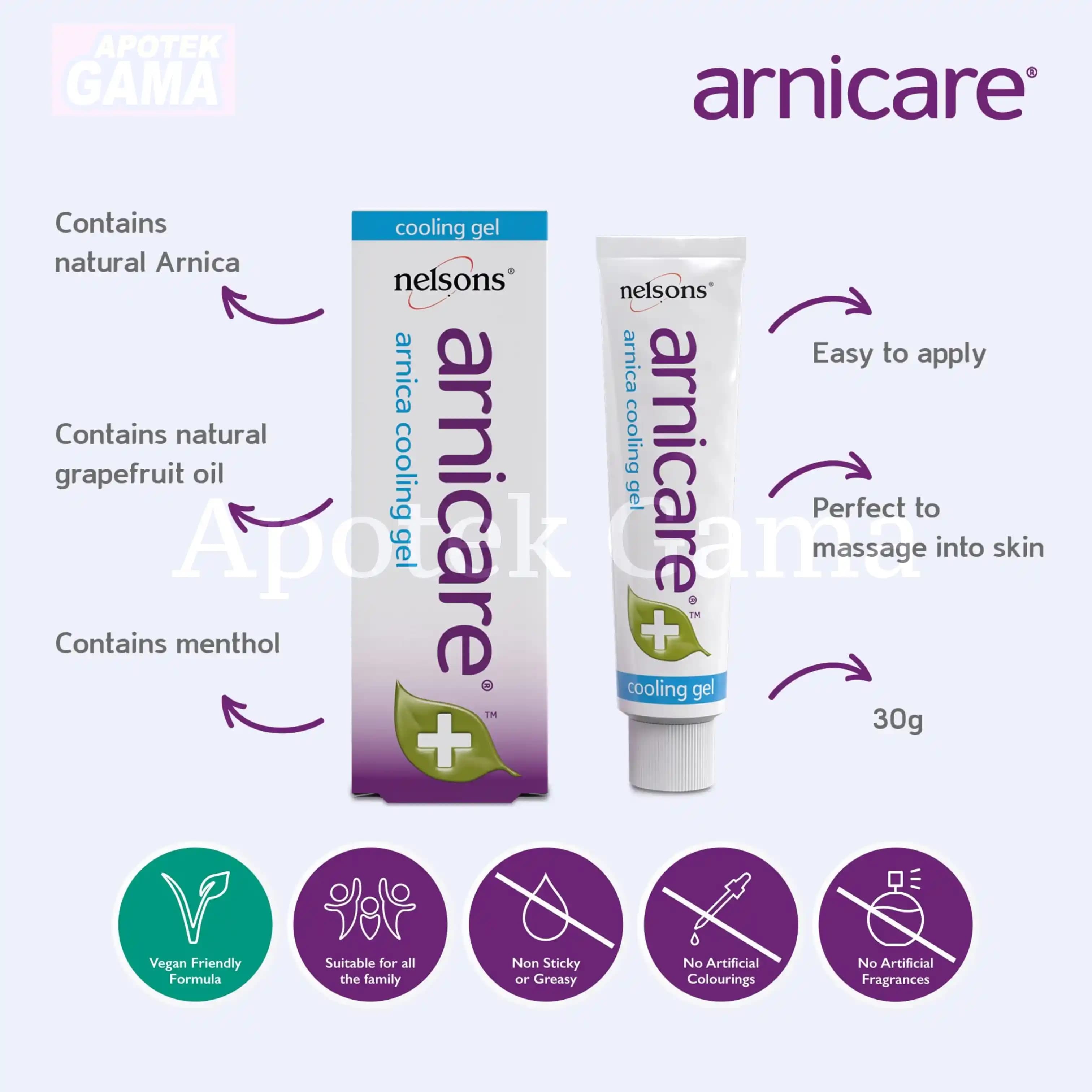 RADIAN NELSONS ARNICA COOLING GEL 50G 2