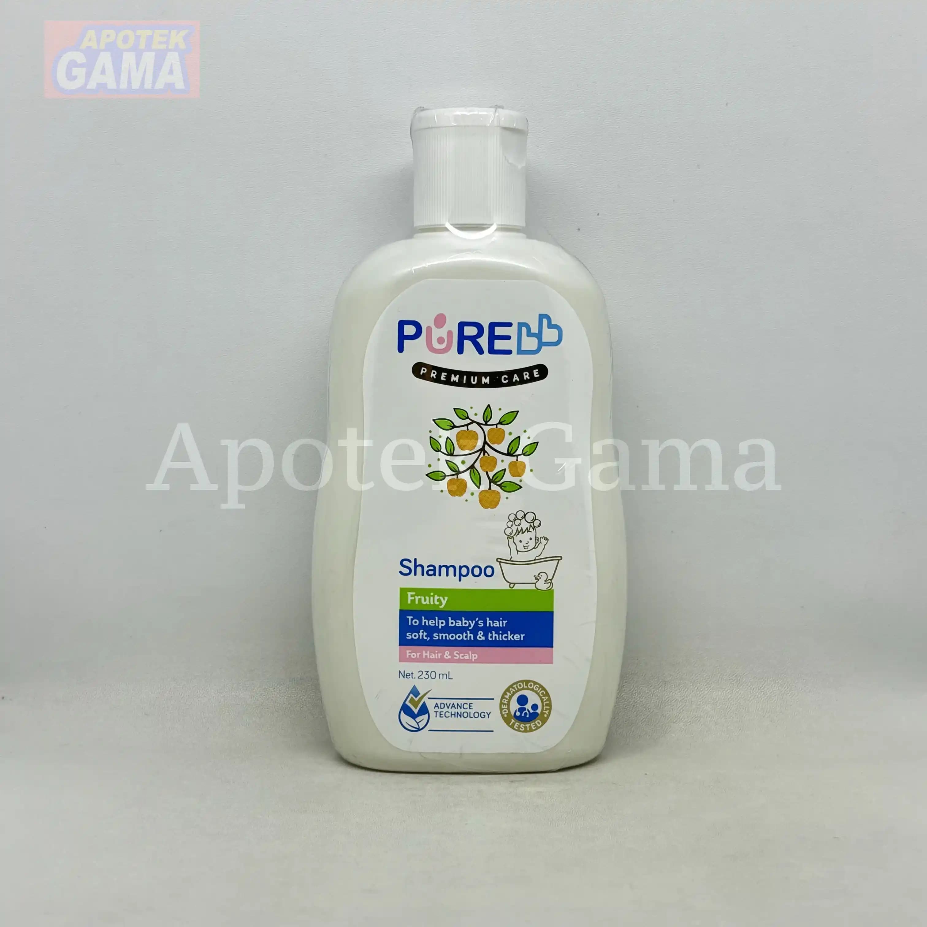 PURE BABY SHAMPOO FRUITY 230ML 5