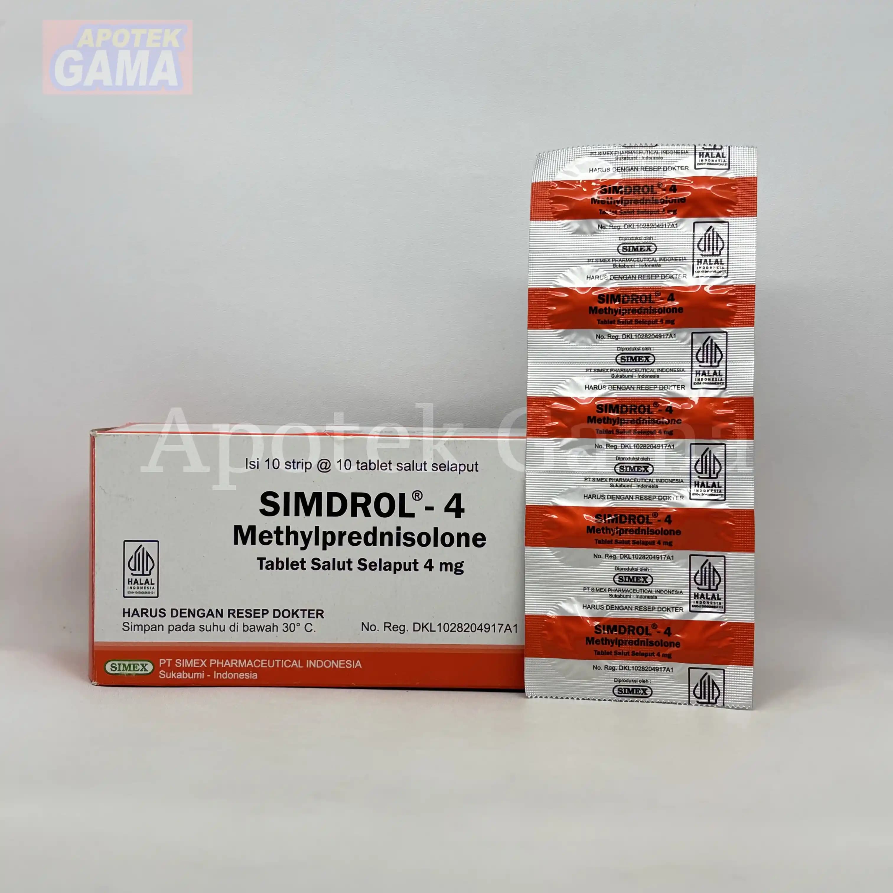 SIMDROL 4 MG TAB 4