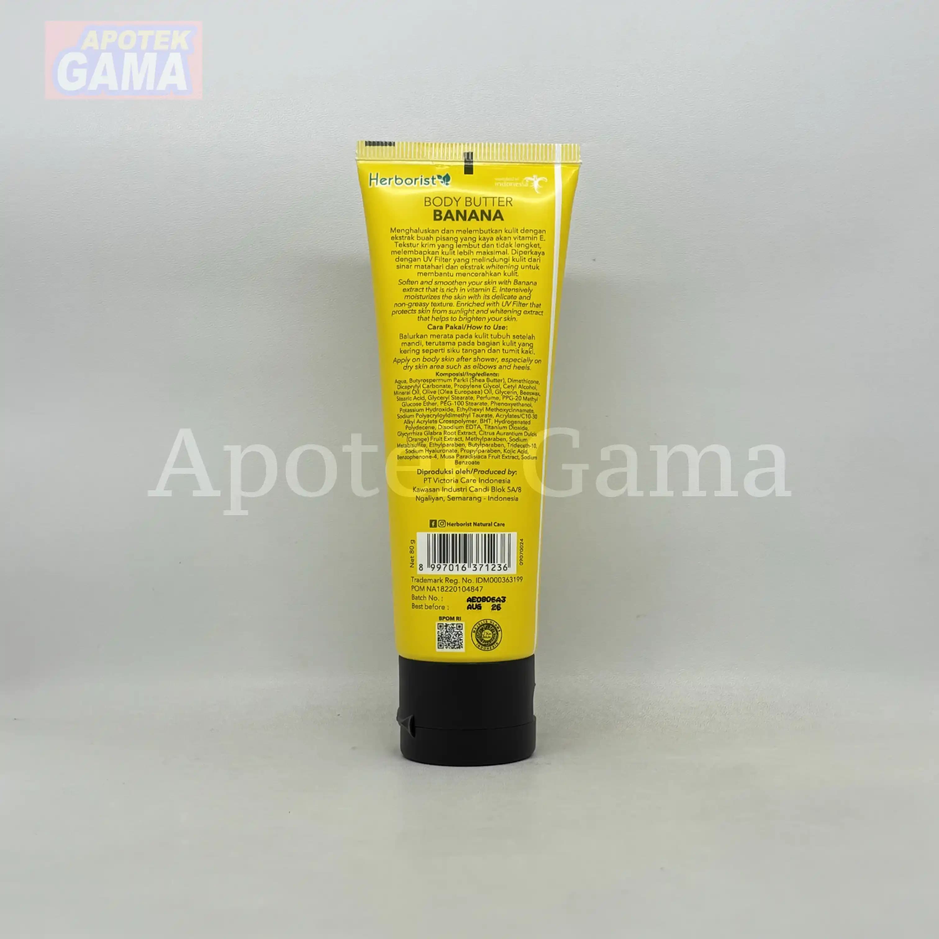 HERBORIST BODY BUTTER BANANA 80 GR 5