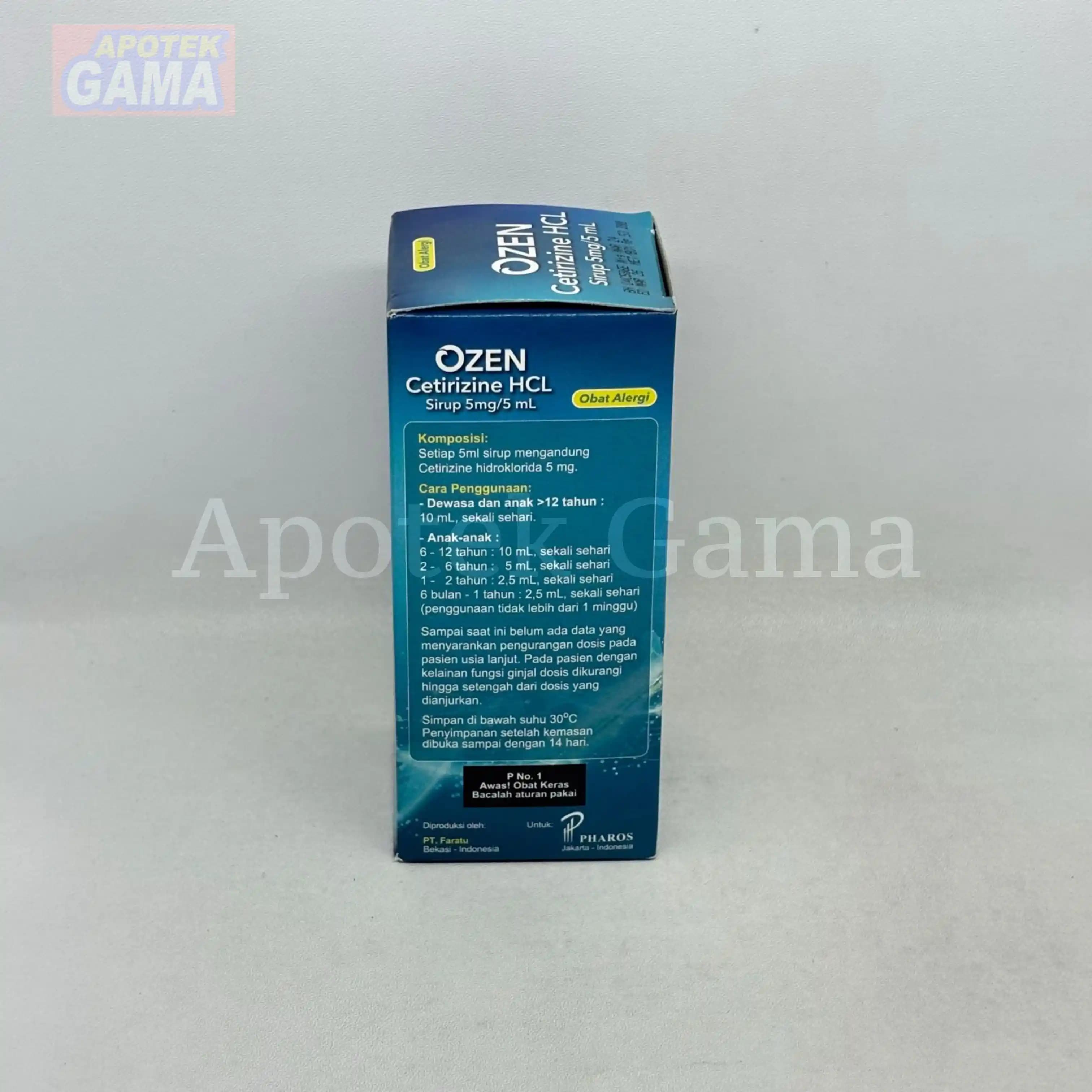 OZEN SYR 60 ML                                    4