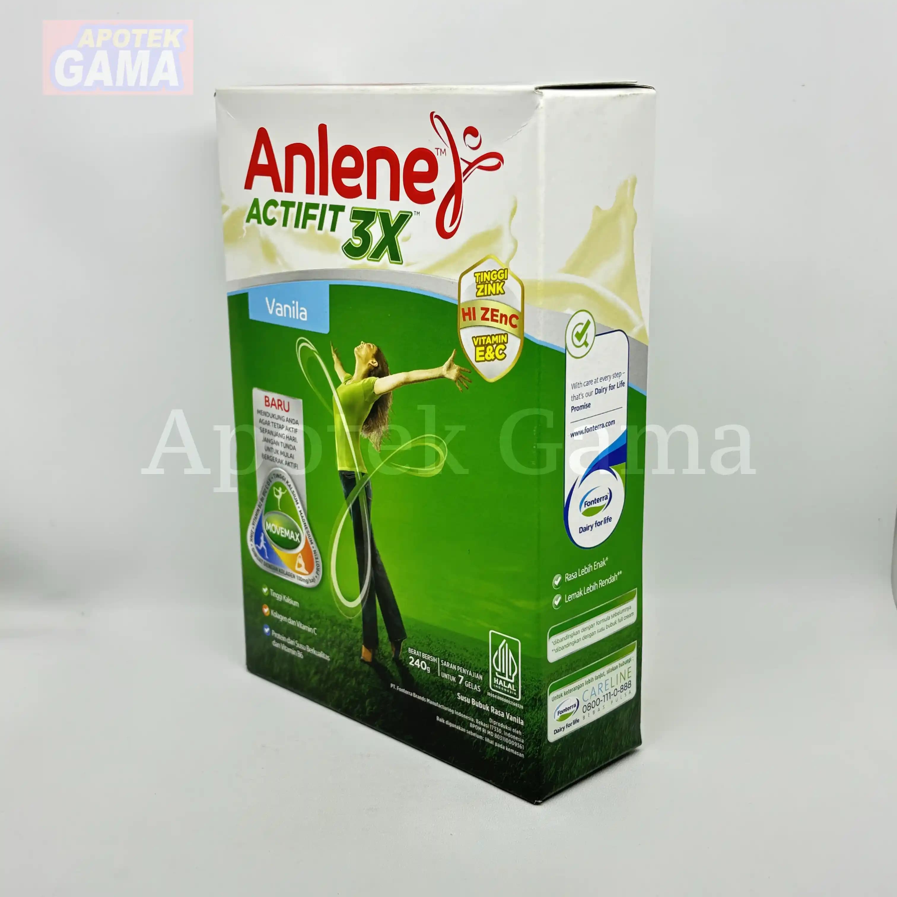 ANLENE ACTIFIT VANILA 250 G