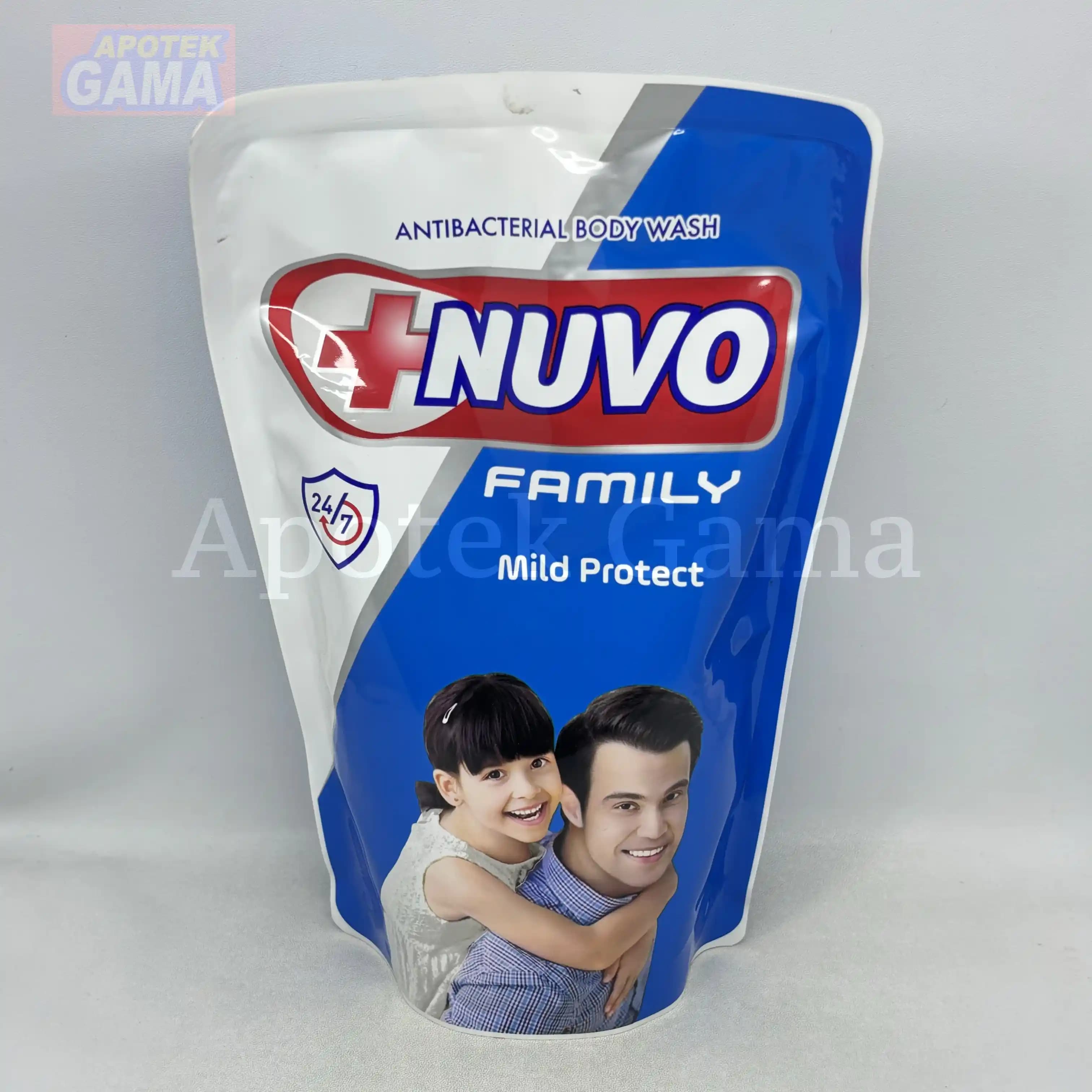 NUVO FAMILY LIQUID SOAP BIRU REFIL 450ML 2
