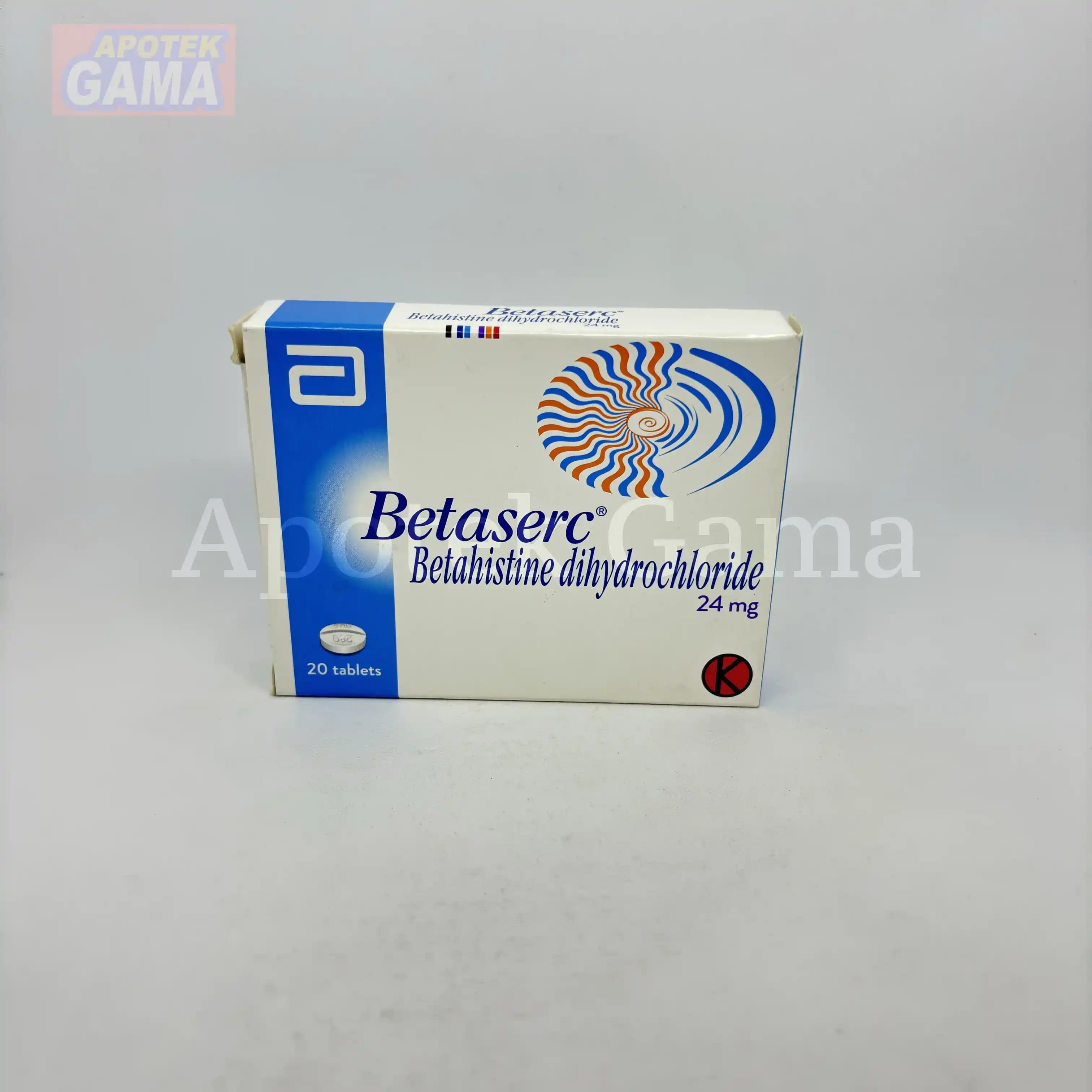 BETASERC TAB 24 MG 4