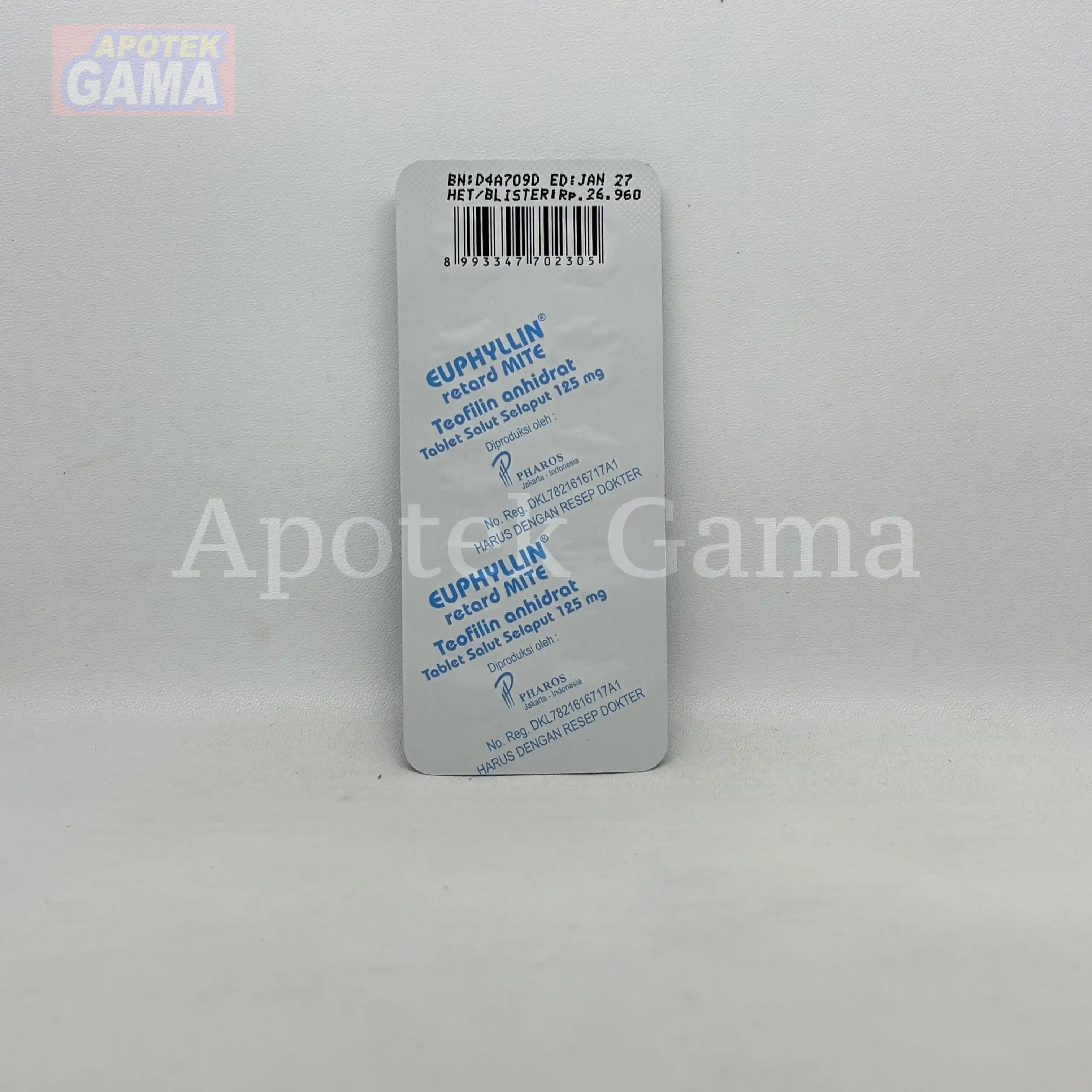EUPHYLLIN RETARD MITE TAB 3