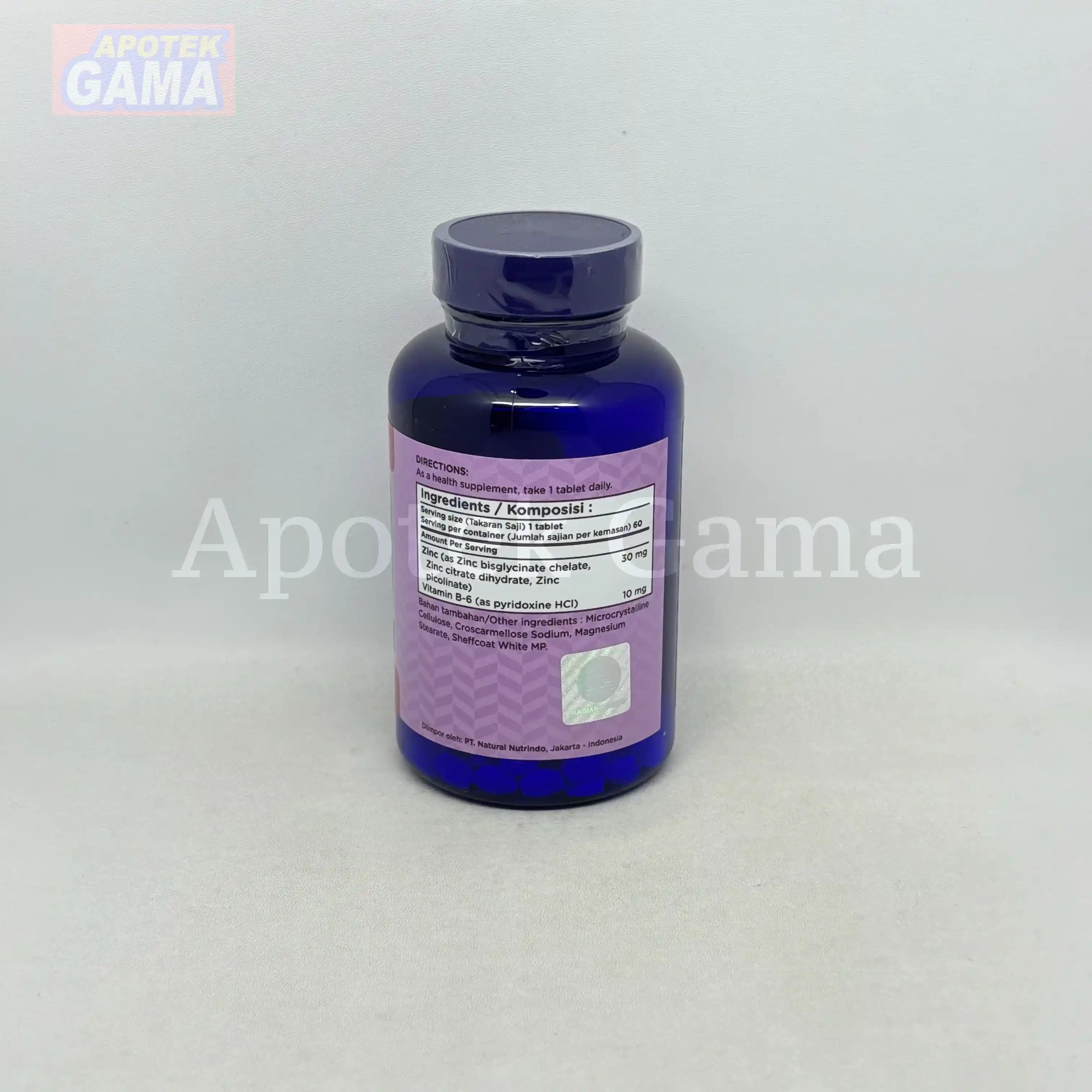 WELLNESS VIT ZINC WITH B6 60S 3