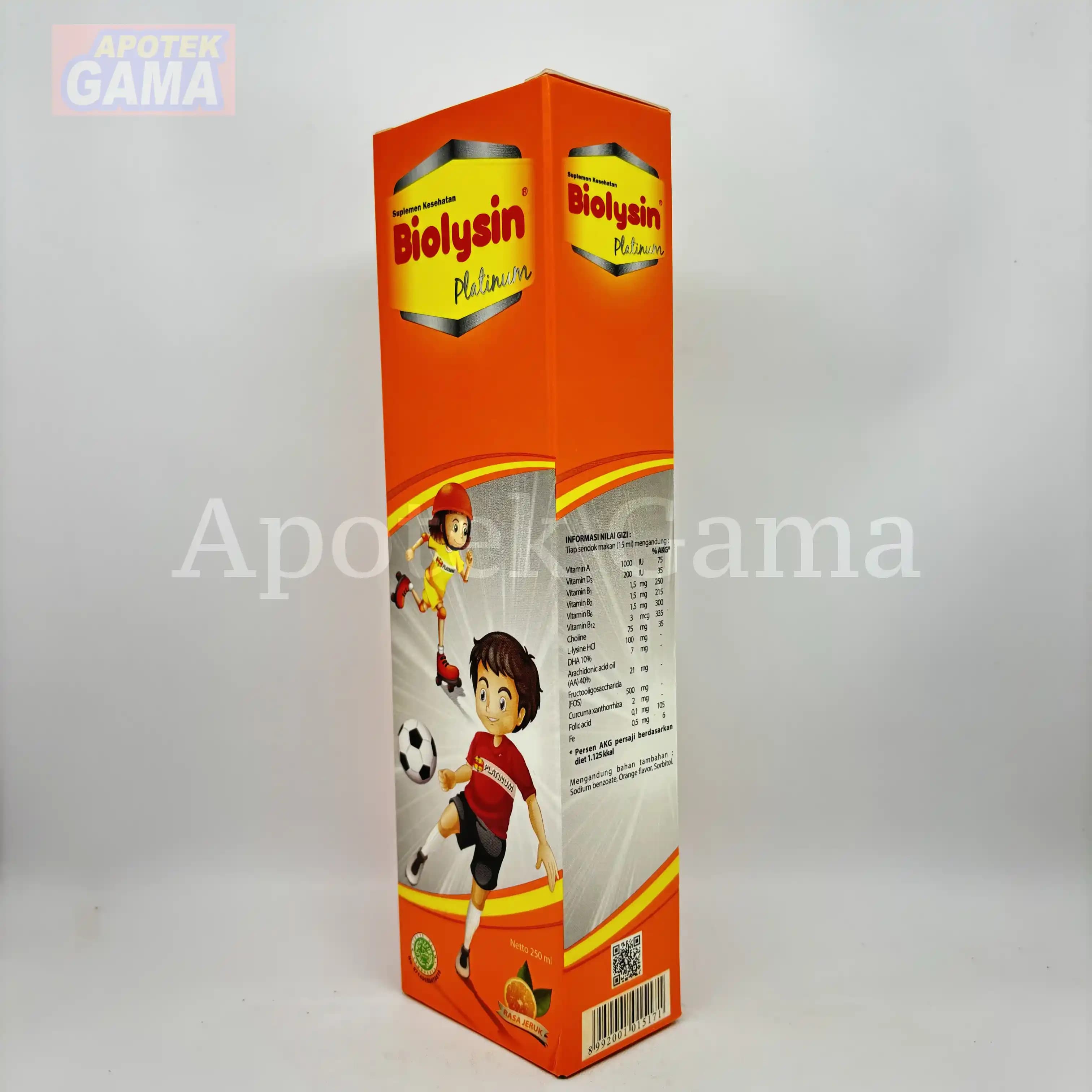 BIOLYSIN PLATINUM JERUK 250 ML