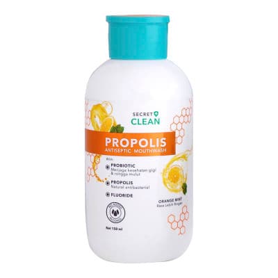 SECRET CLEAN PROPOLIS MOUTHWASH ORANG 150ML