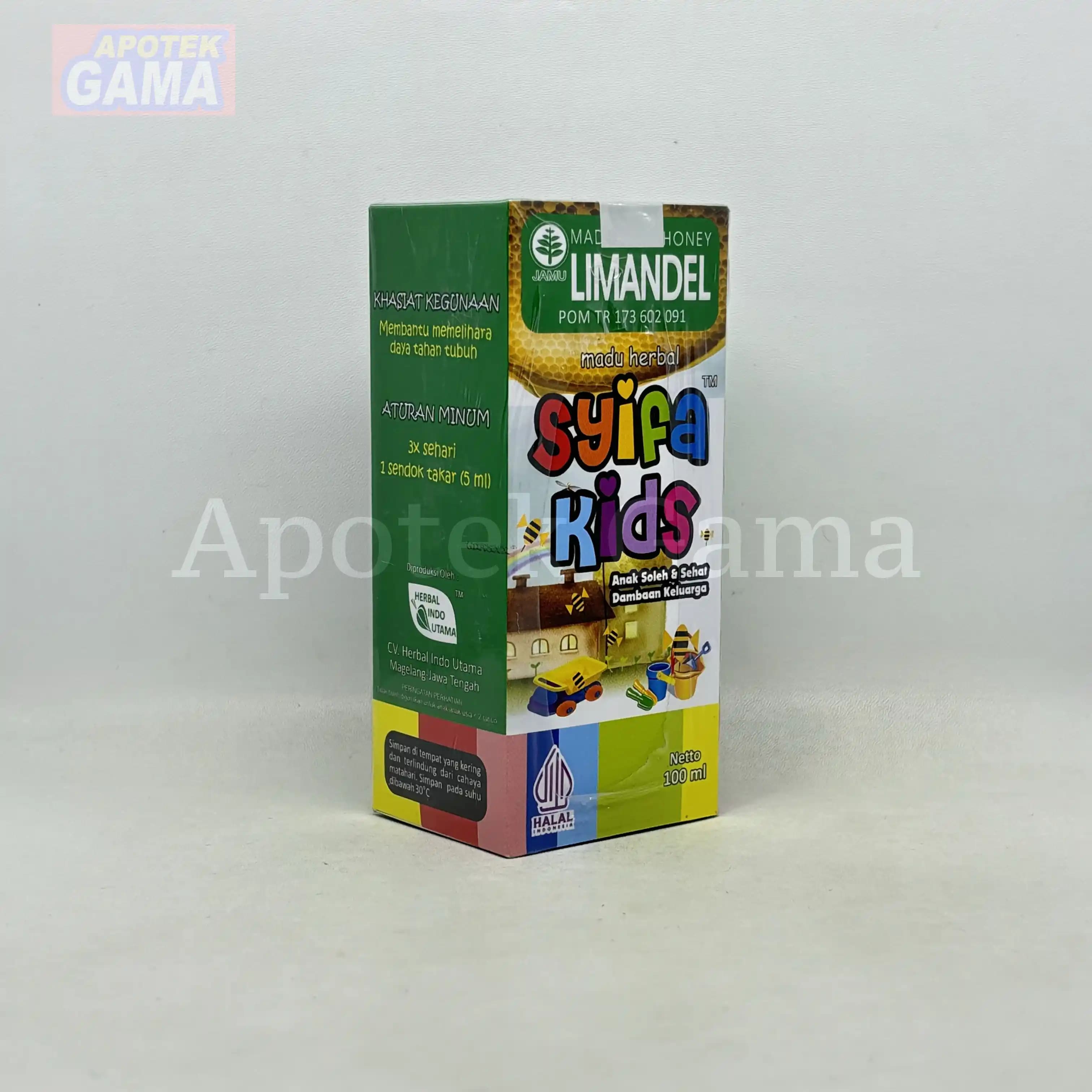 MADU HERBAL SYIFA KIDS LIMANDEL 100 ML 3