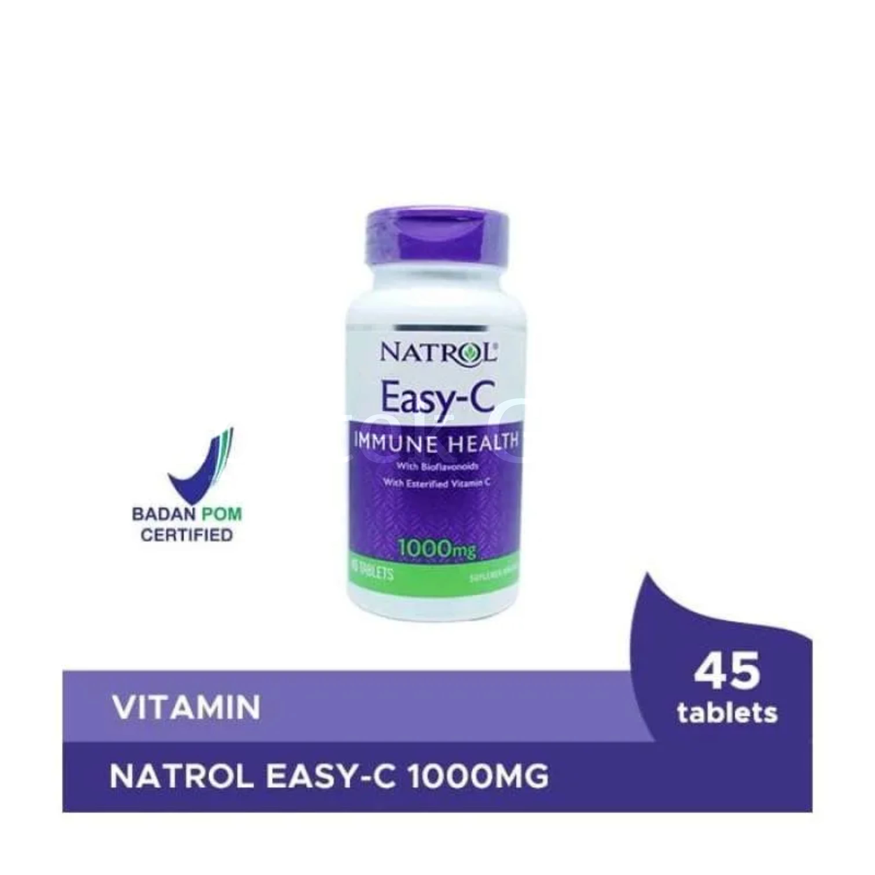 NATROL EASY-C 1000MG 45S