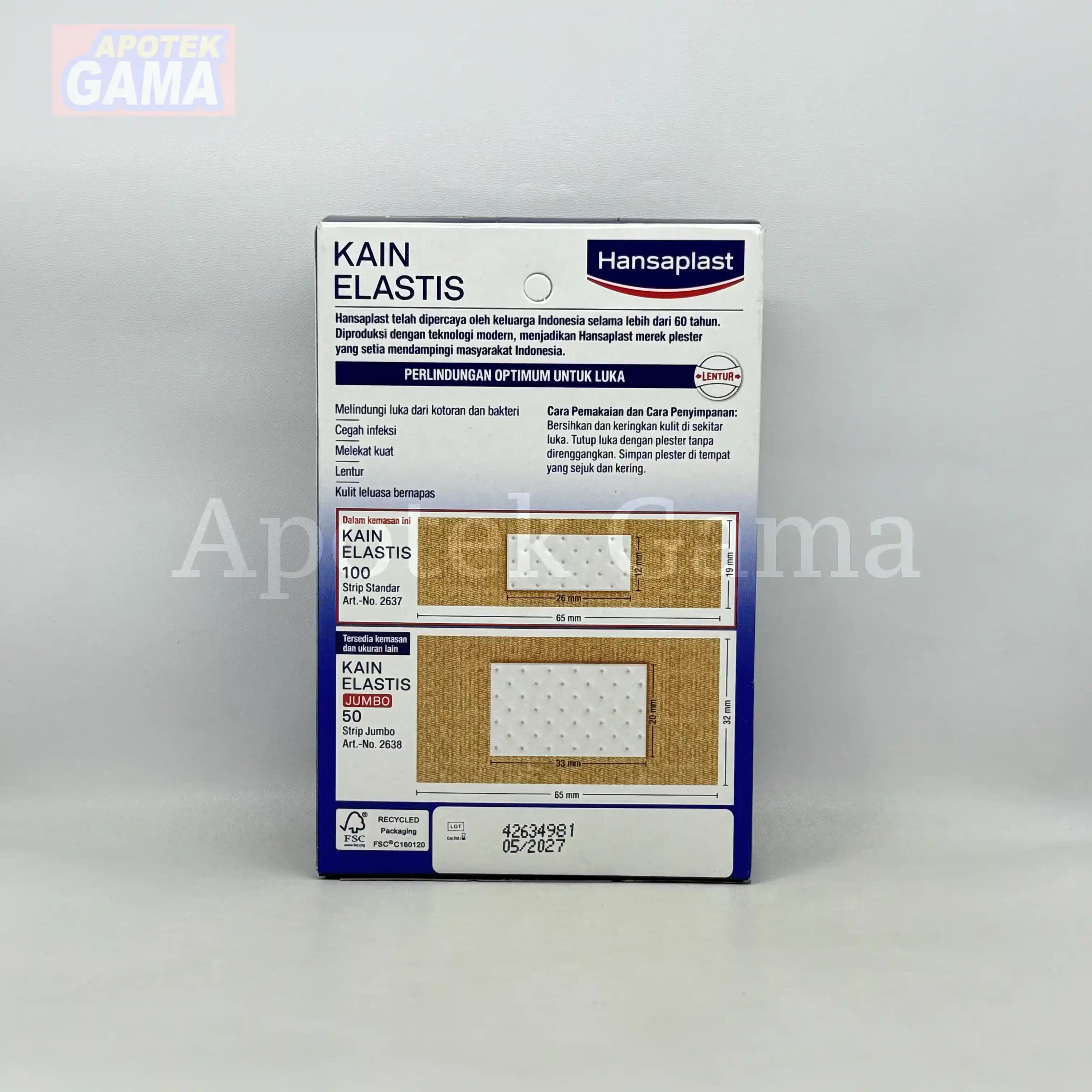 HANSAPLAST PLESTER STRIP /100