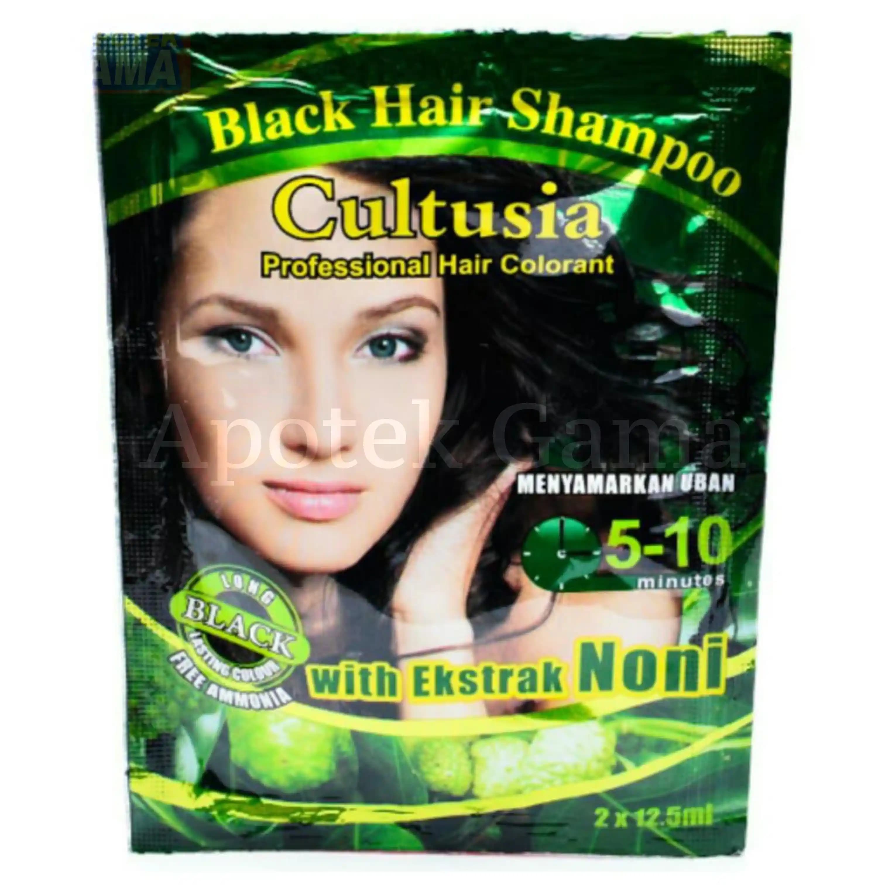 CULTUSIA COLOR SHAMPO BLACK 12 ML