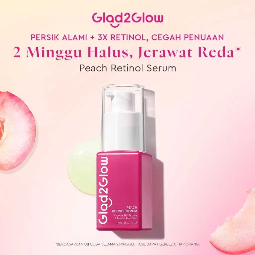 GLAD 2 GLOW PEACH RETINOL SERUM 17ML 3