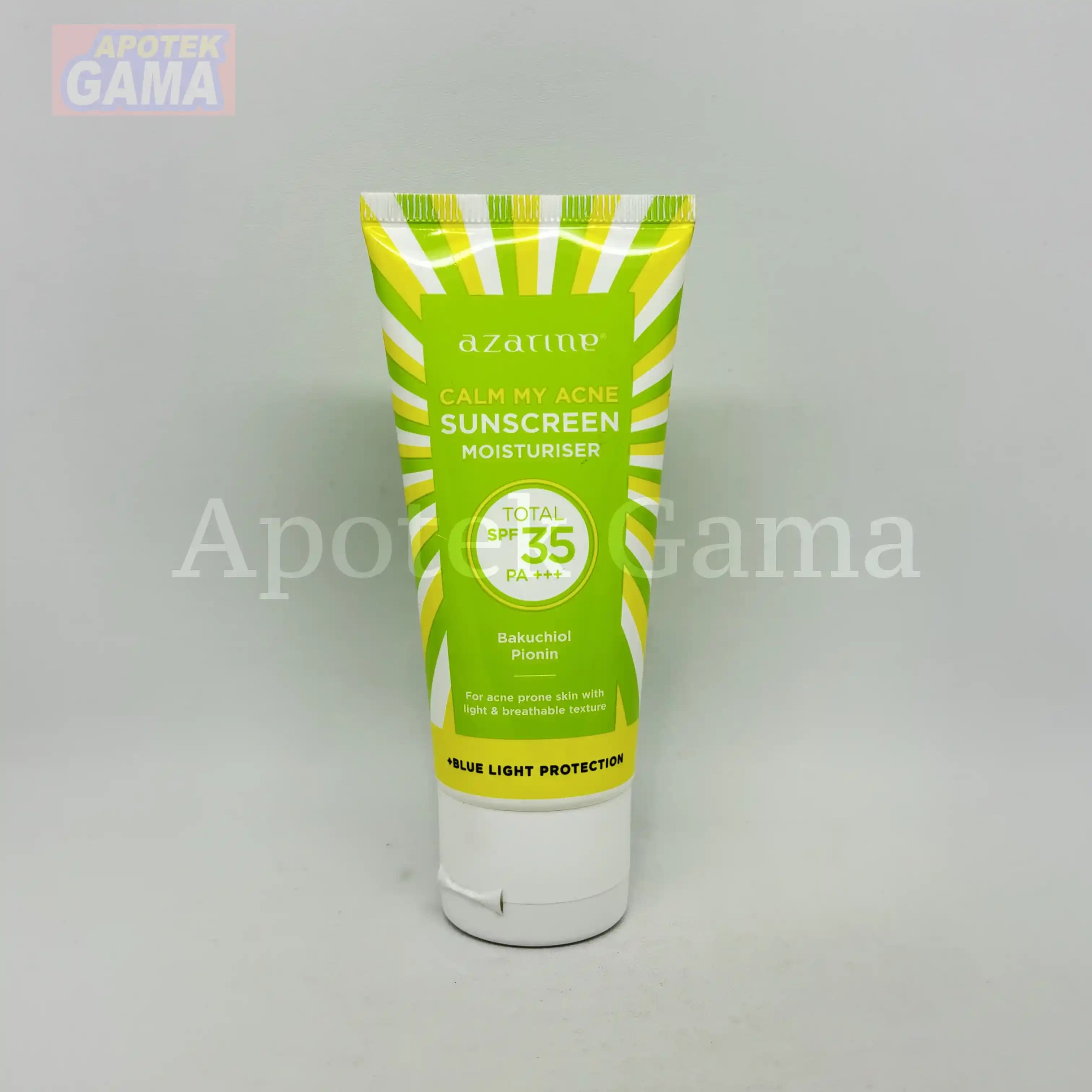 AZARINE CLAM MY ACNE SUNSCREEN MOISTRUIZER SPF 35++ 40 ML