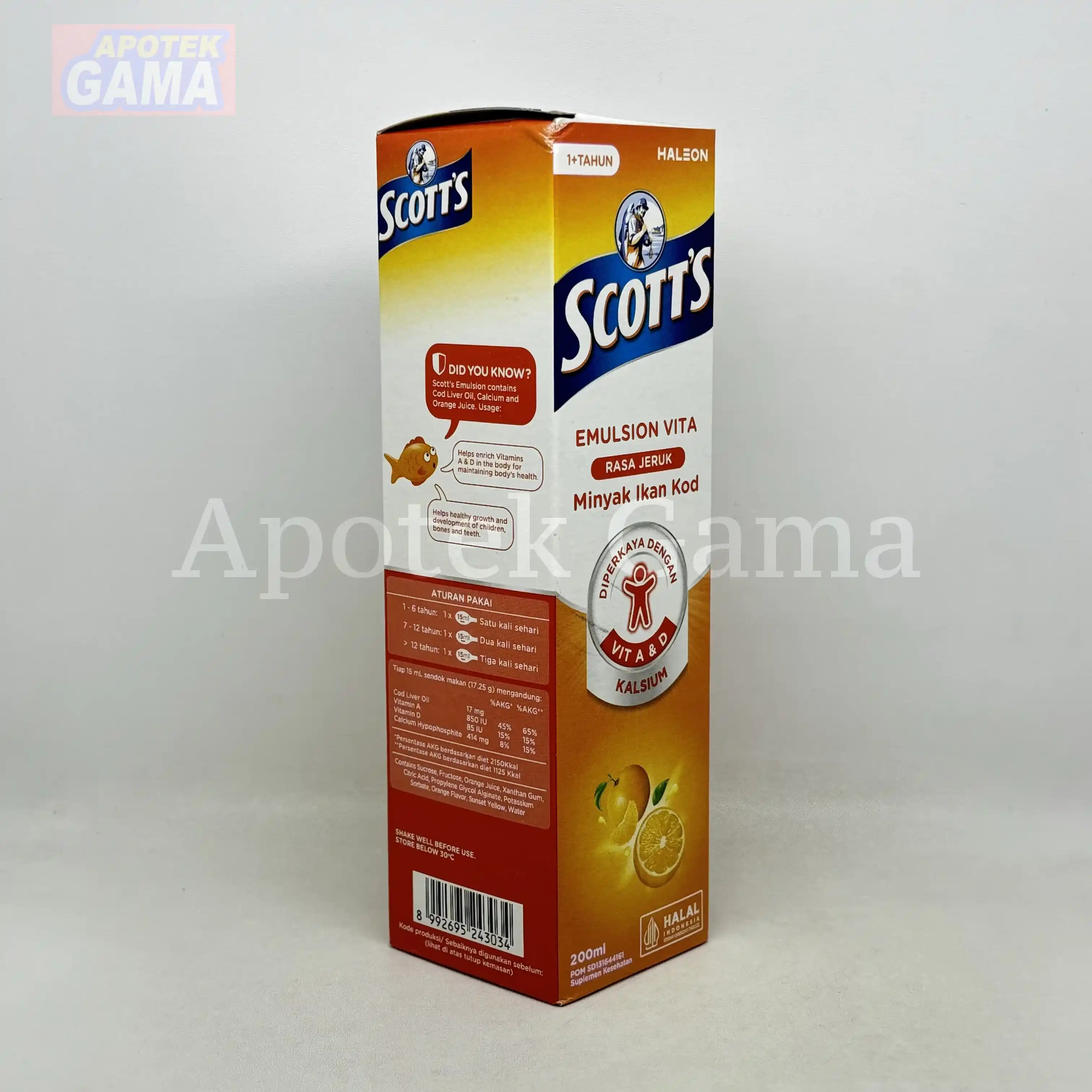 SCOTTS EMULSION VITA 200ML 5