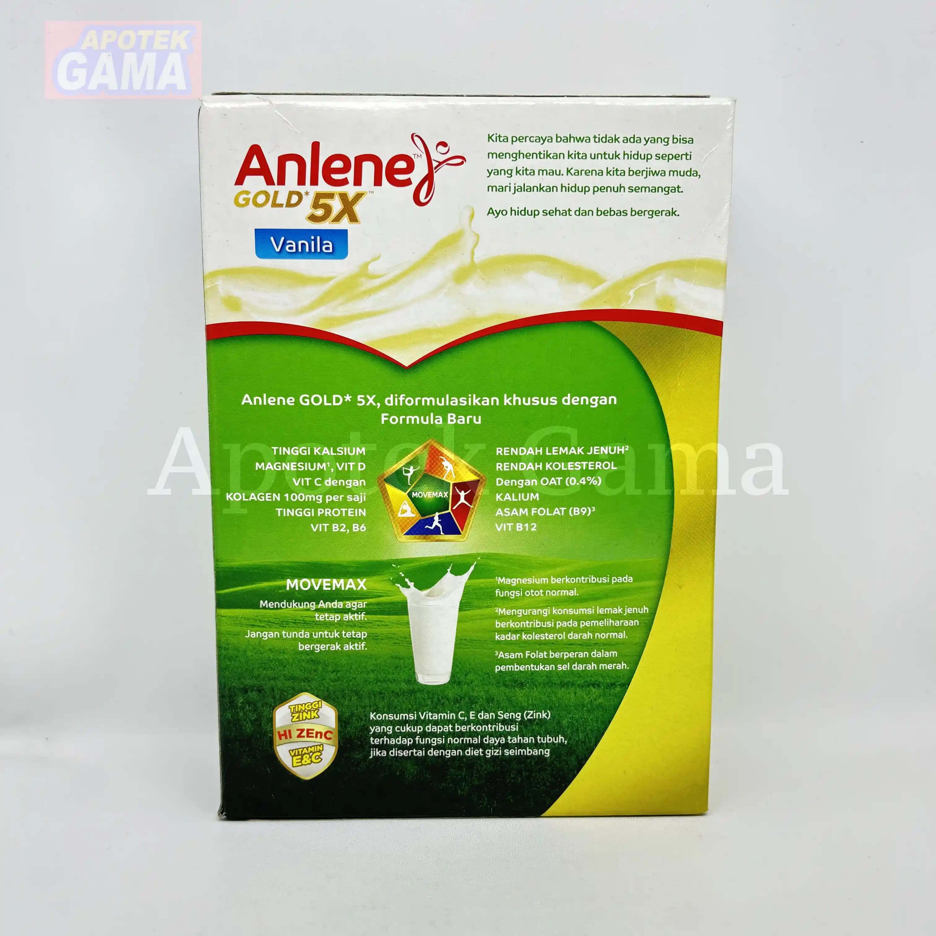 ANLENE GOLD VANILA 240G
