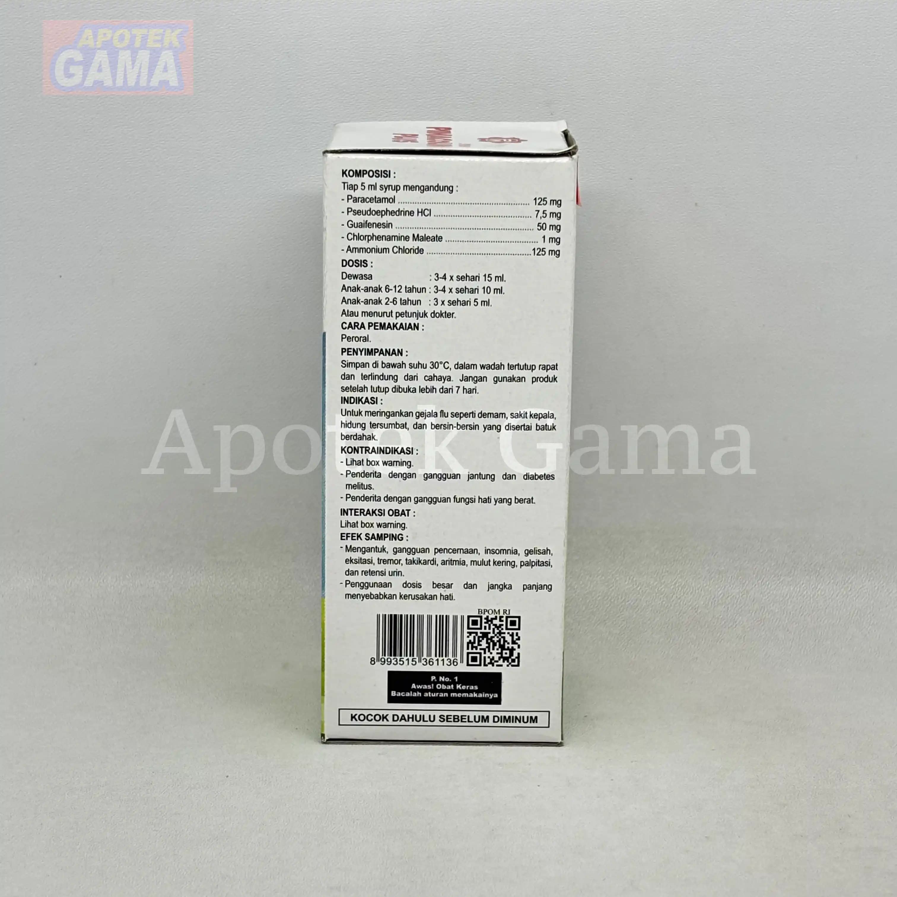 PIMACOLIN SYR 60 ML APPLE 3