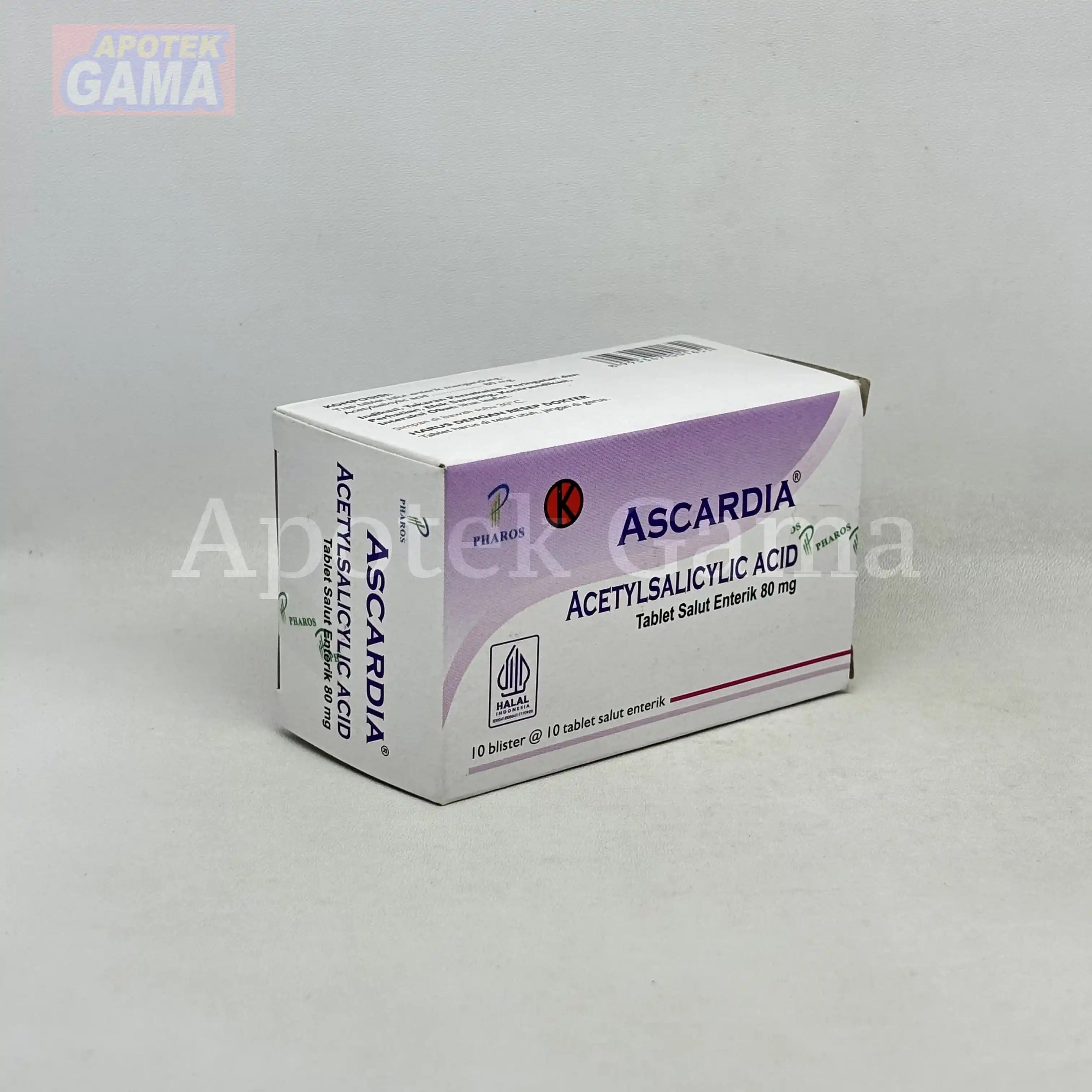 ASCARDIA 80 MG/100 4