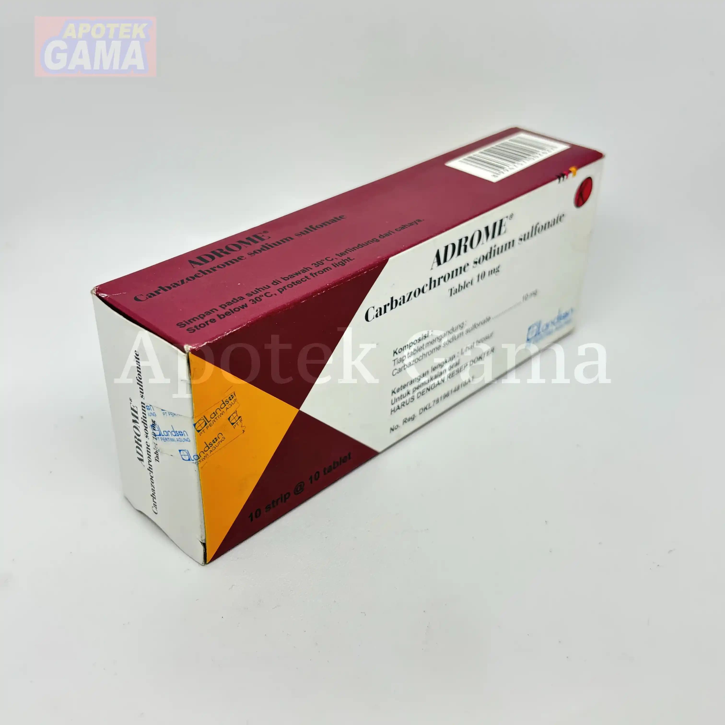 ADROME 10MG TAB/100