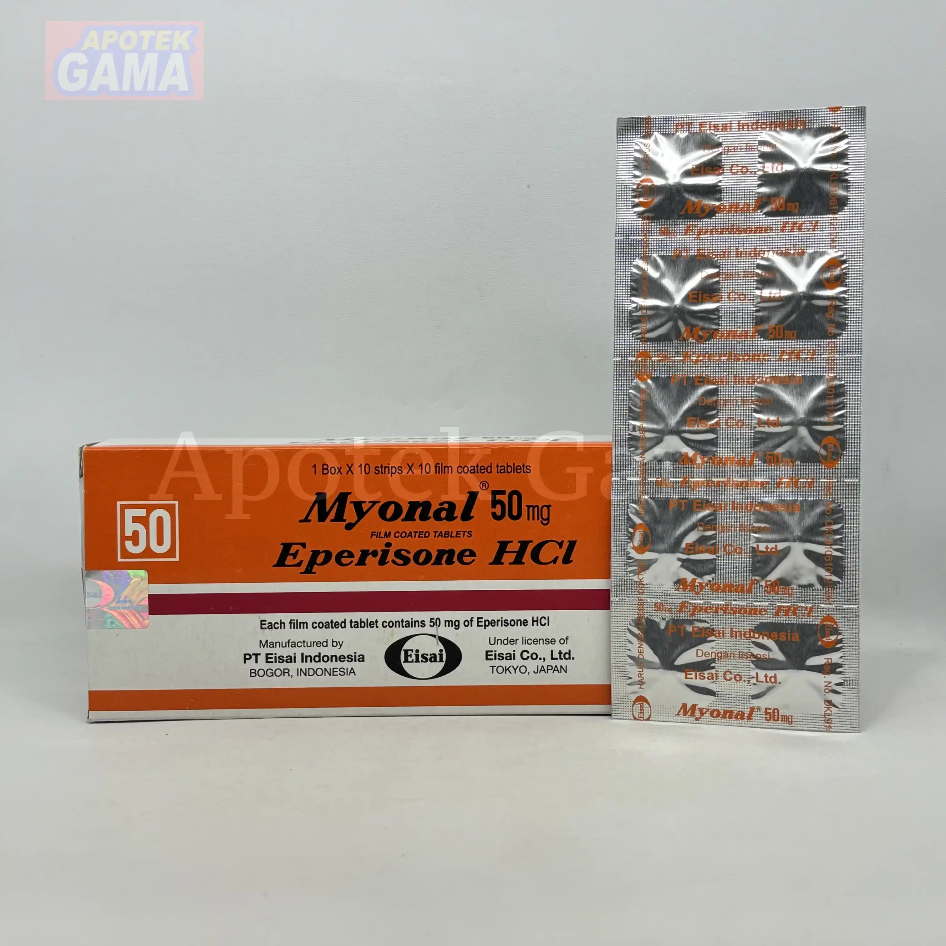 MYONAL 50MG/100 TAB 3