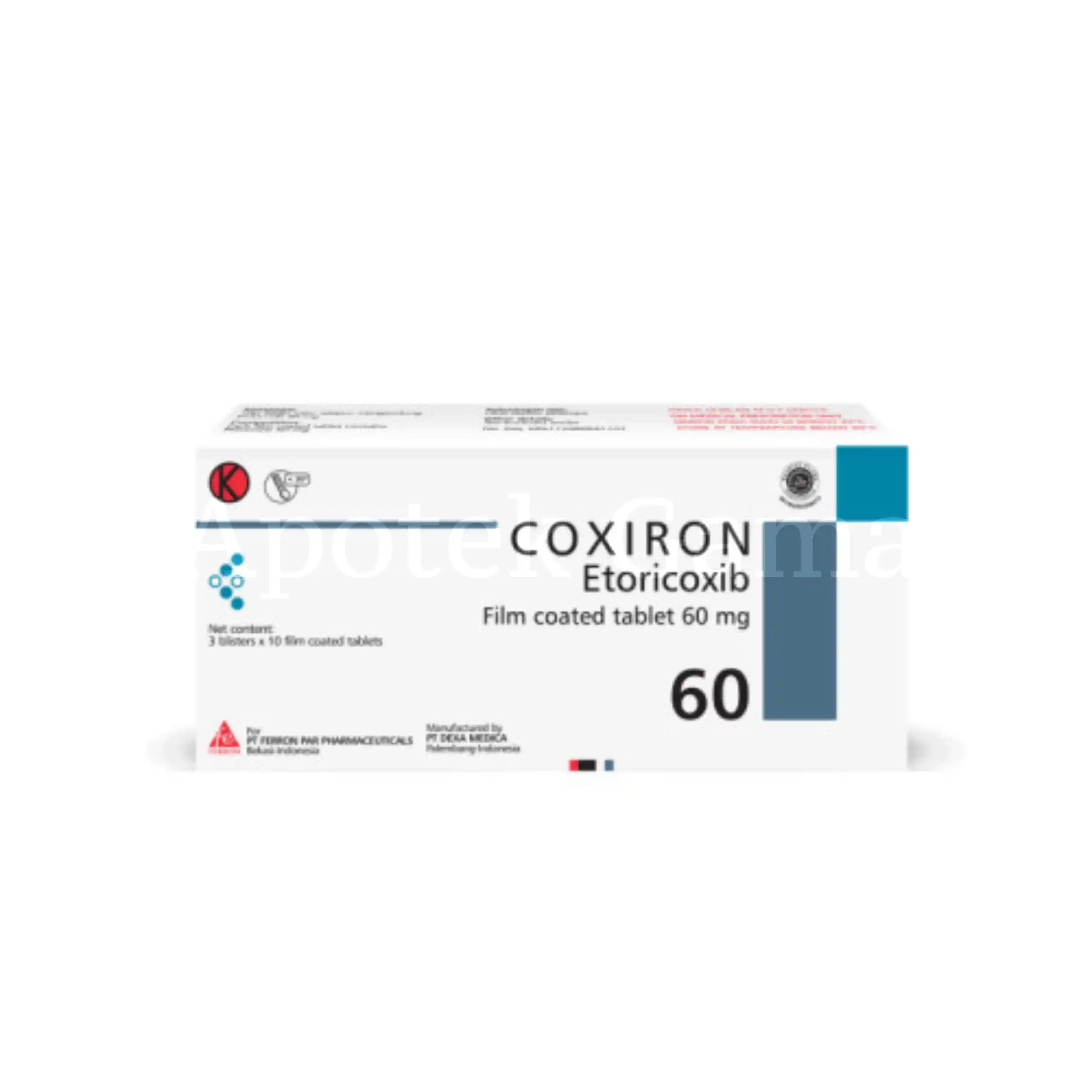 COXIRON TAB 60 MG