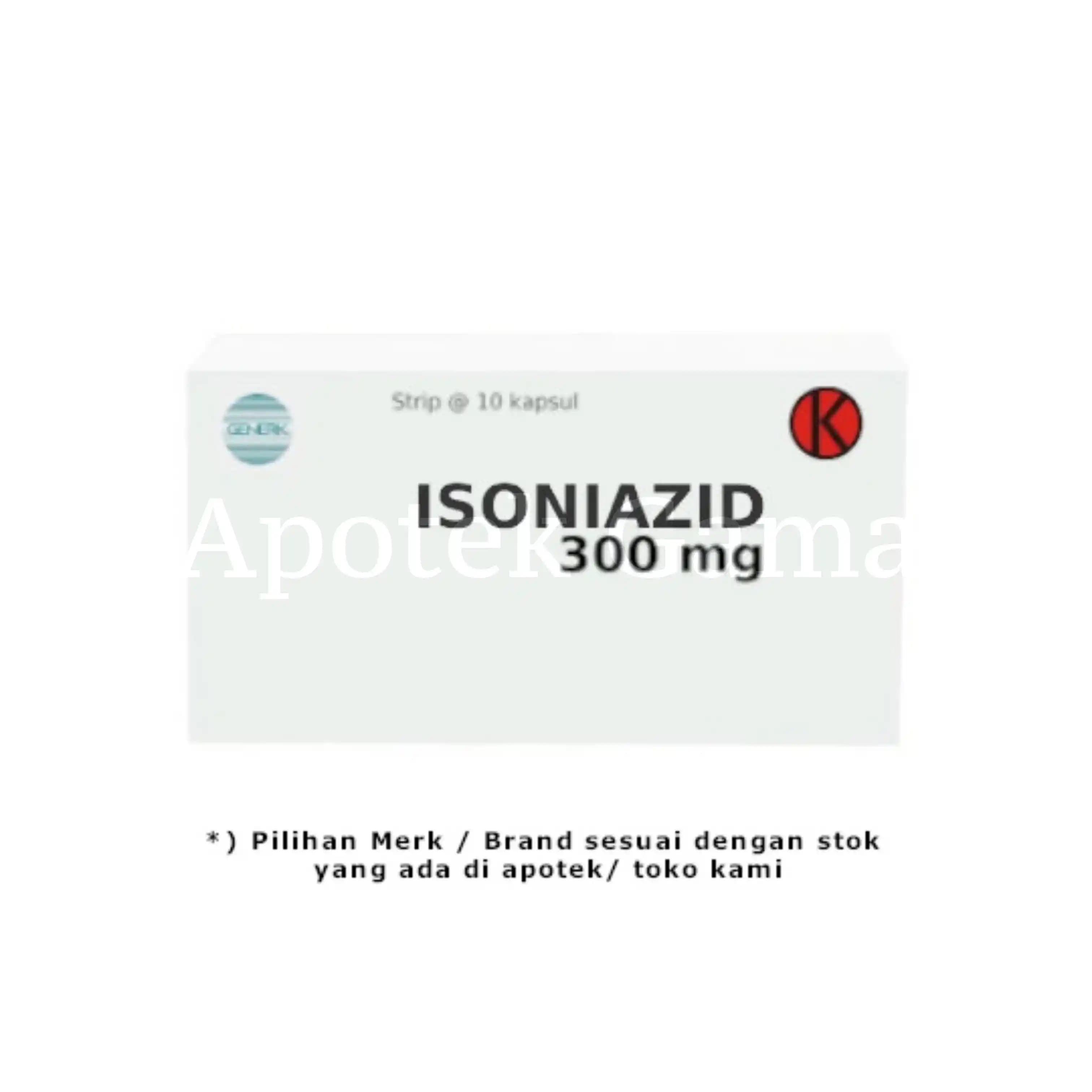 ISONIAZID 300MG GENERIC/100 2