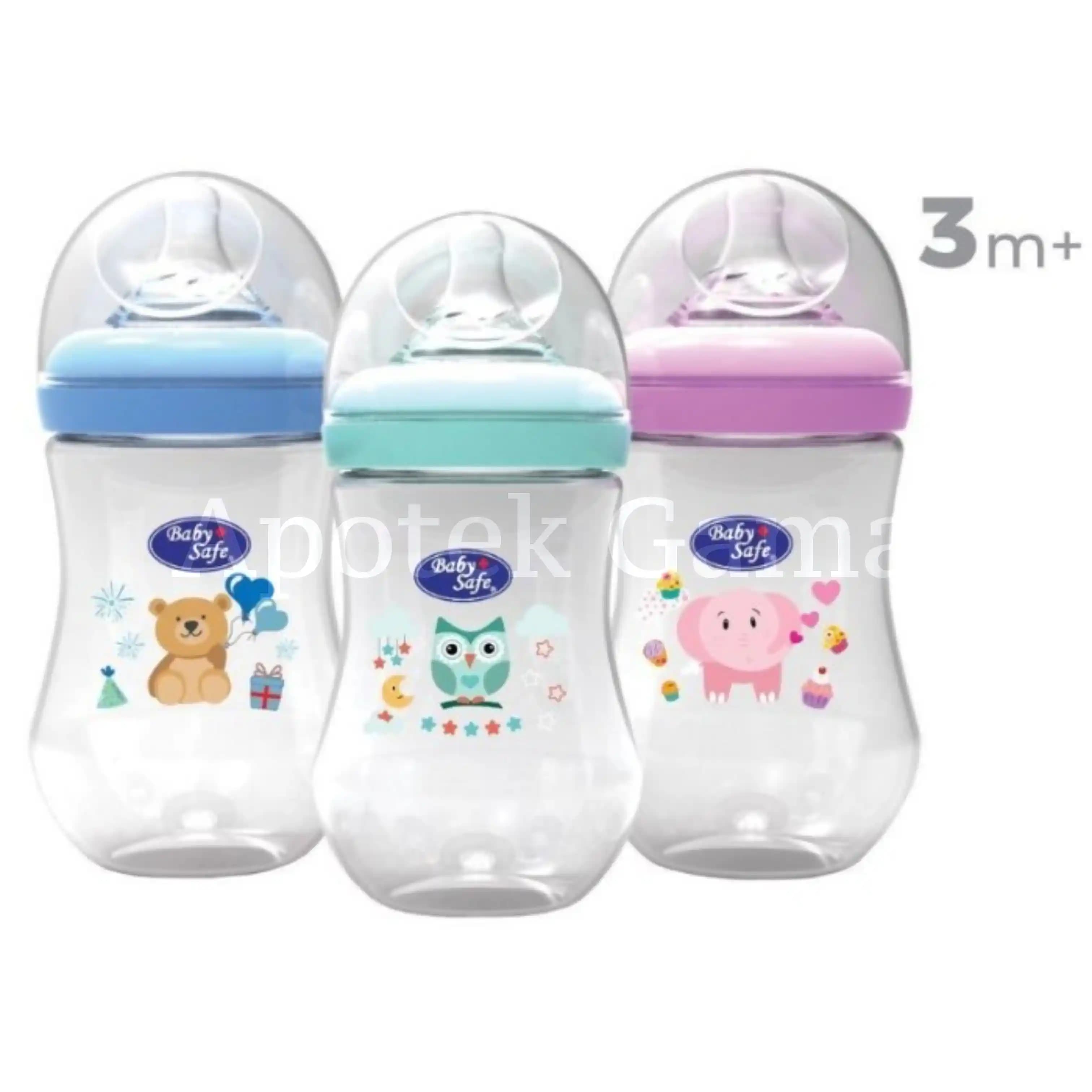 BABY SAFE BOTTLE WIDE NECK 260 ML WN12P