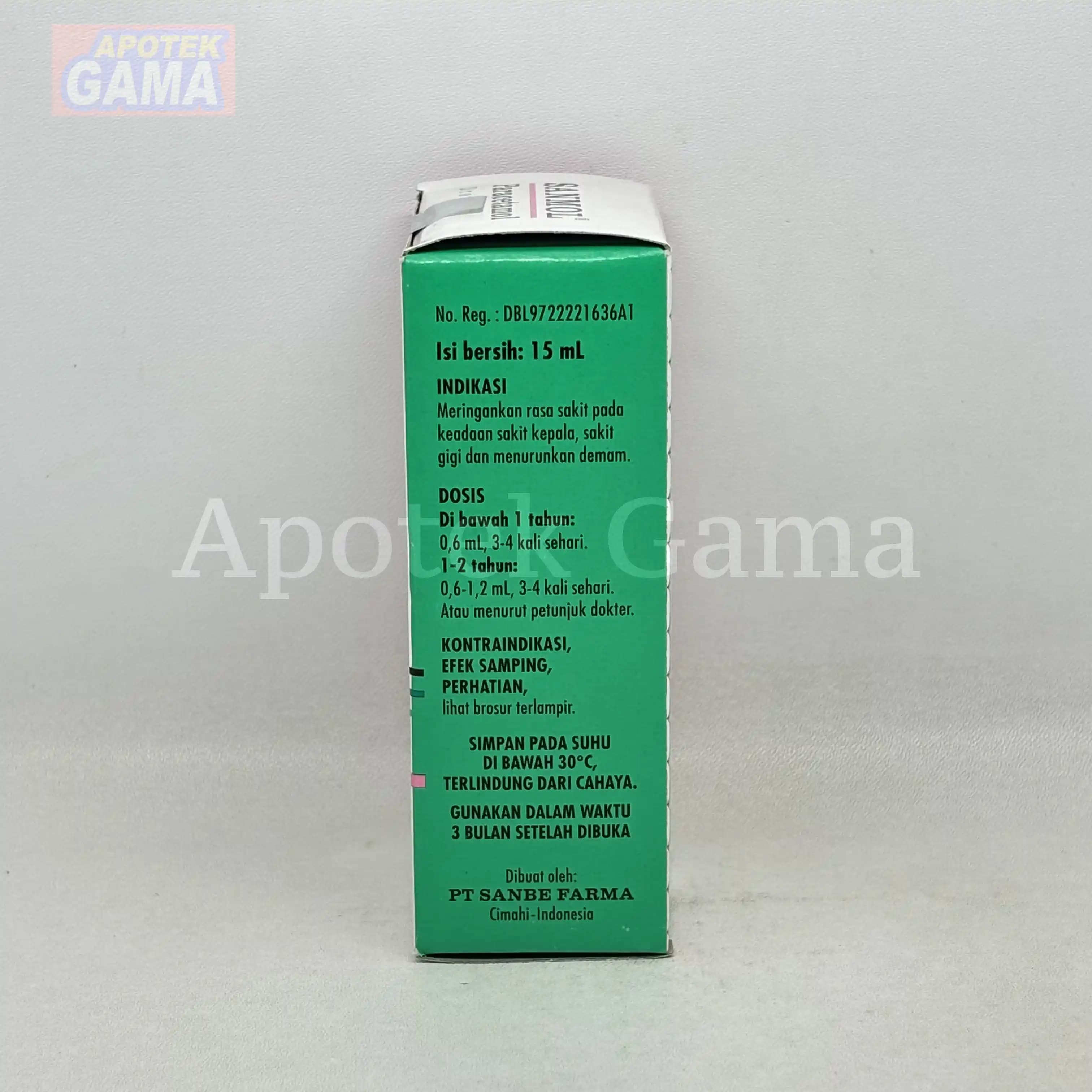 SANMOL DROP 15ML 4