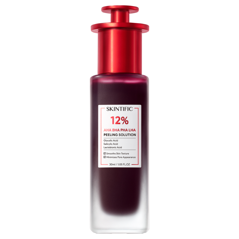 SKINTIFIC 12% AHA BHA PHA LHA PEELING SOLUTION 30ML