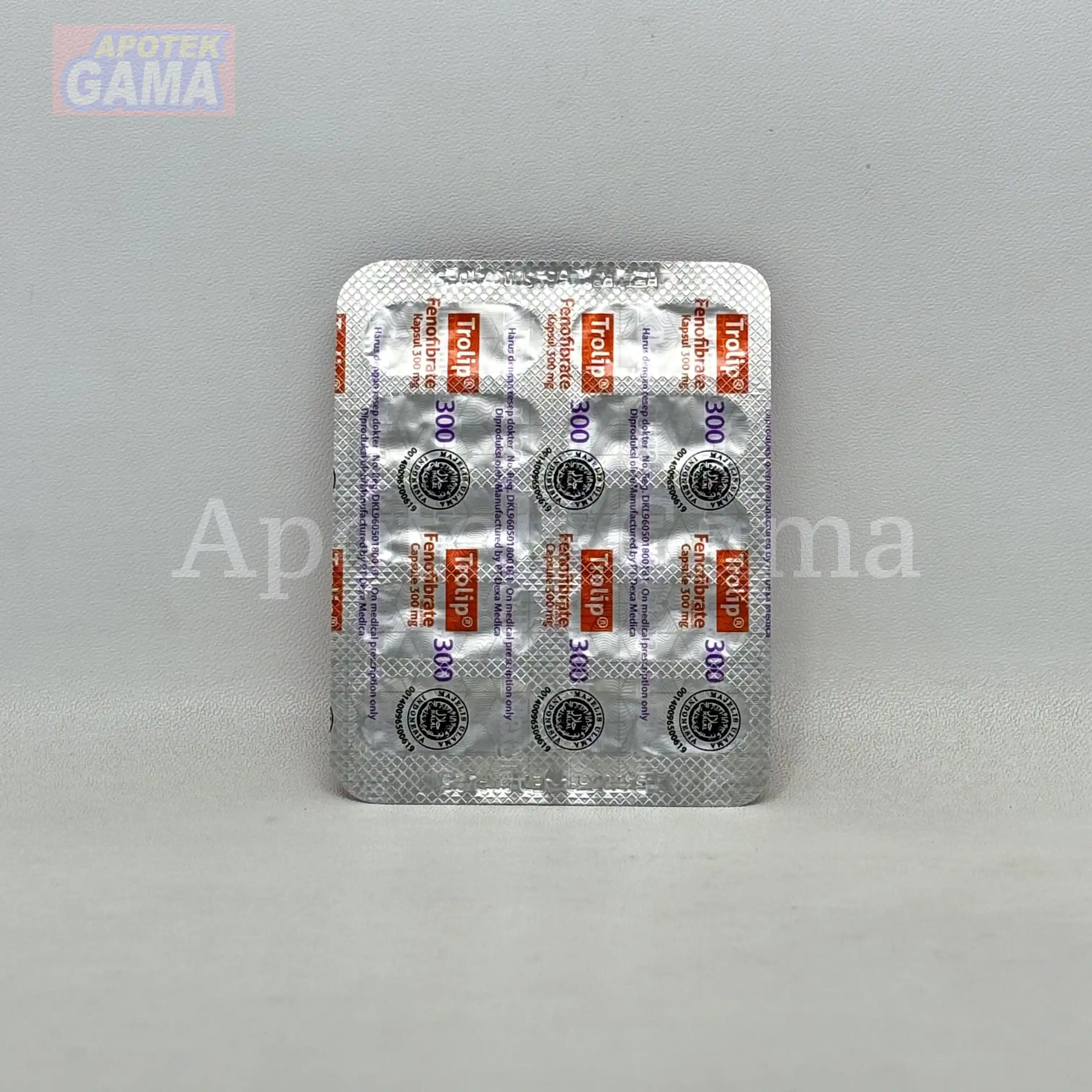 TROLIP 300 MG/30 TAB 5