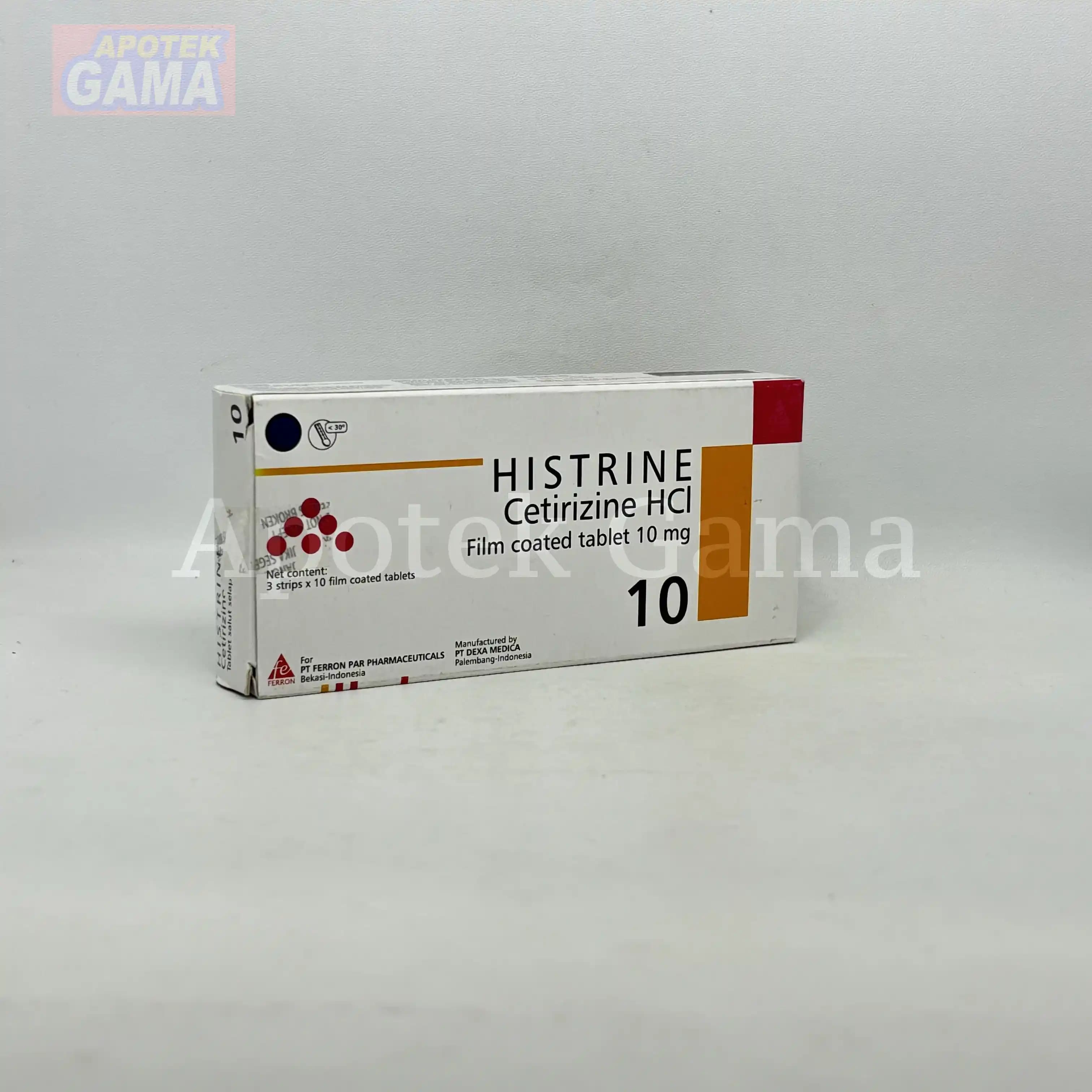 HISTRINE 10 MG/30 TAB