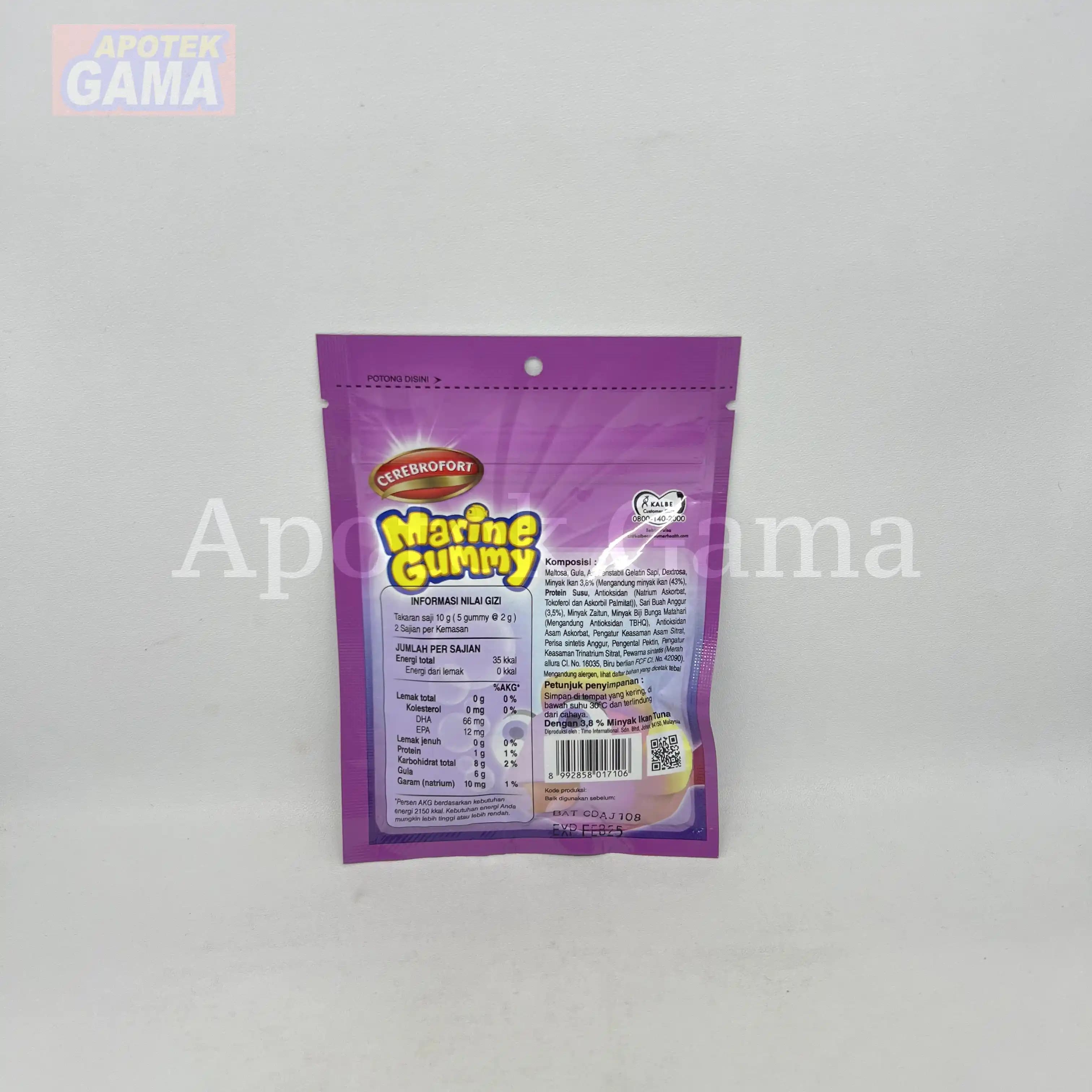 CEREBROFORT MARINE GUMMY ANGGUR SACHET 2