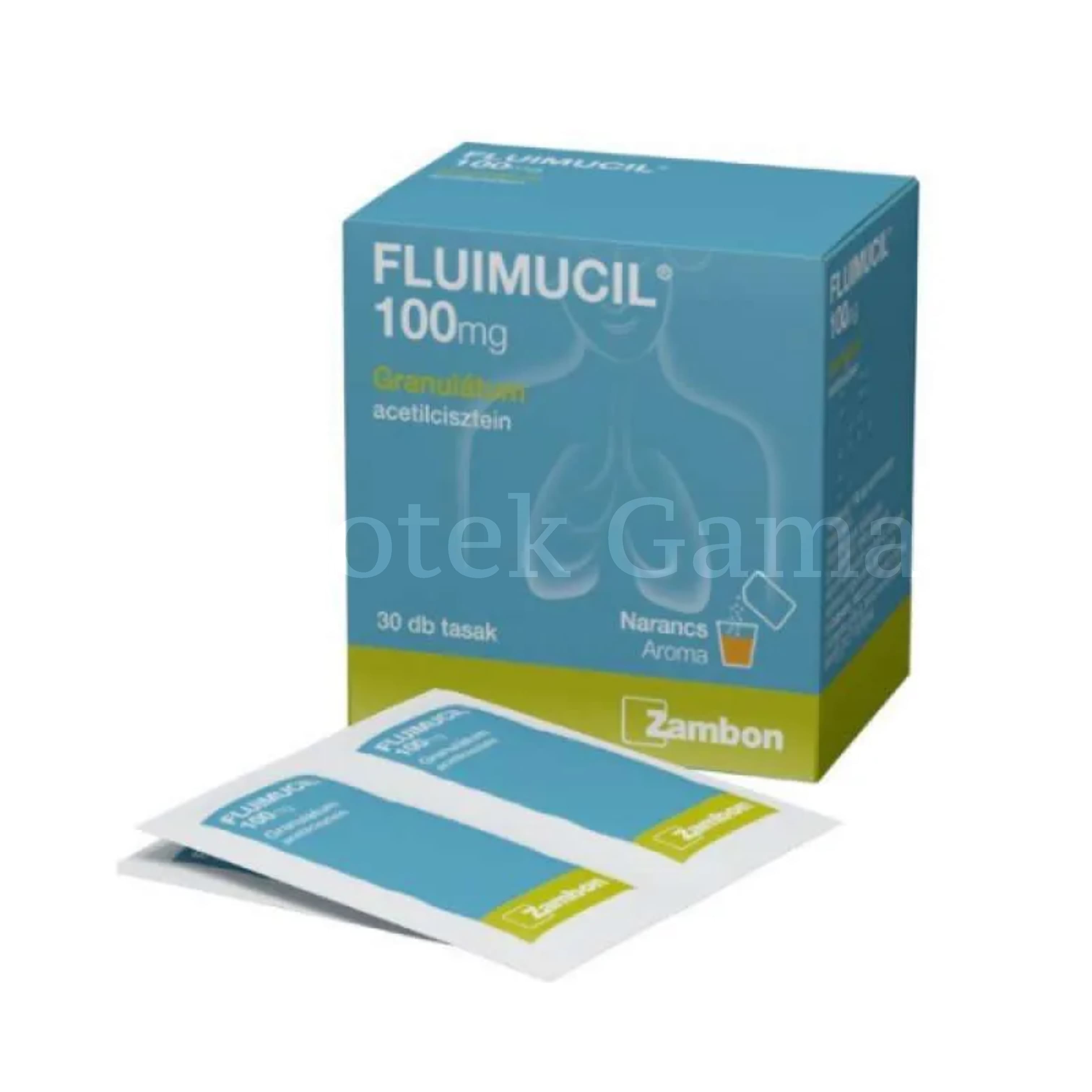 FLUIMUCIL PAED GRANUL 100 MG