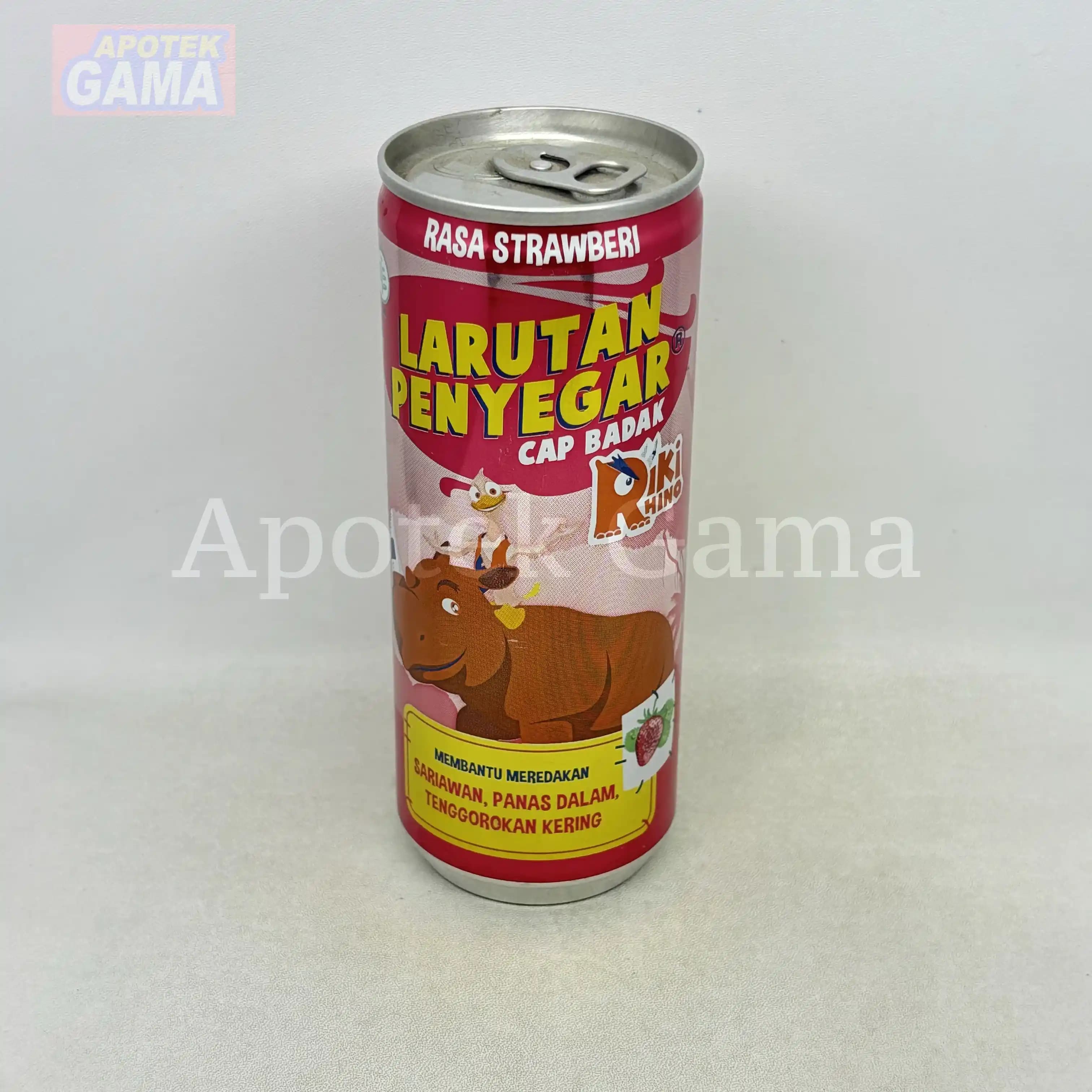 LARUTAN ANAK CAP BADAK RASA STRAWBERRY 238 ML 3