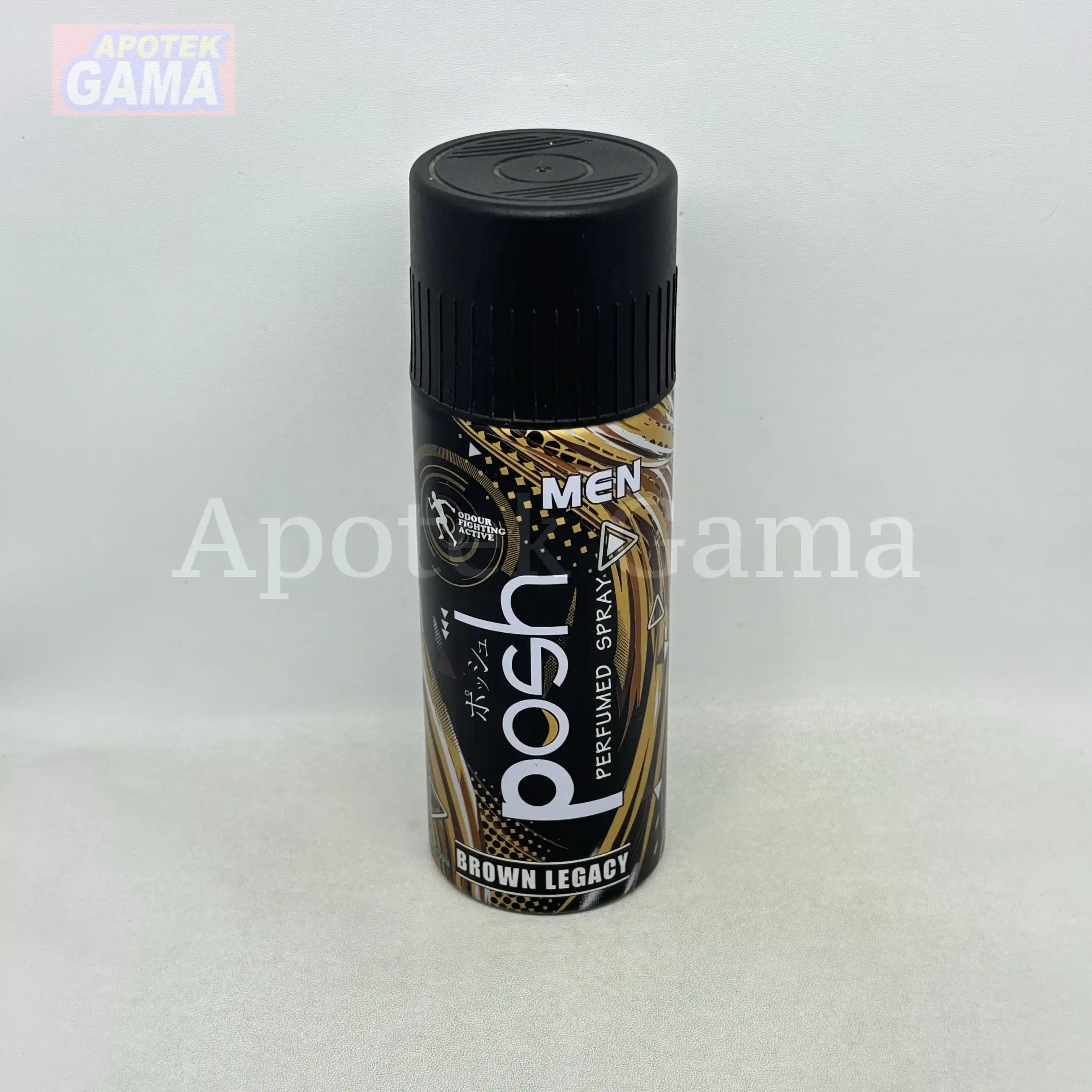 POSH SPRAY MEN BROWN LEGACY 150ML 4