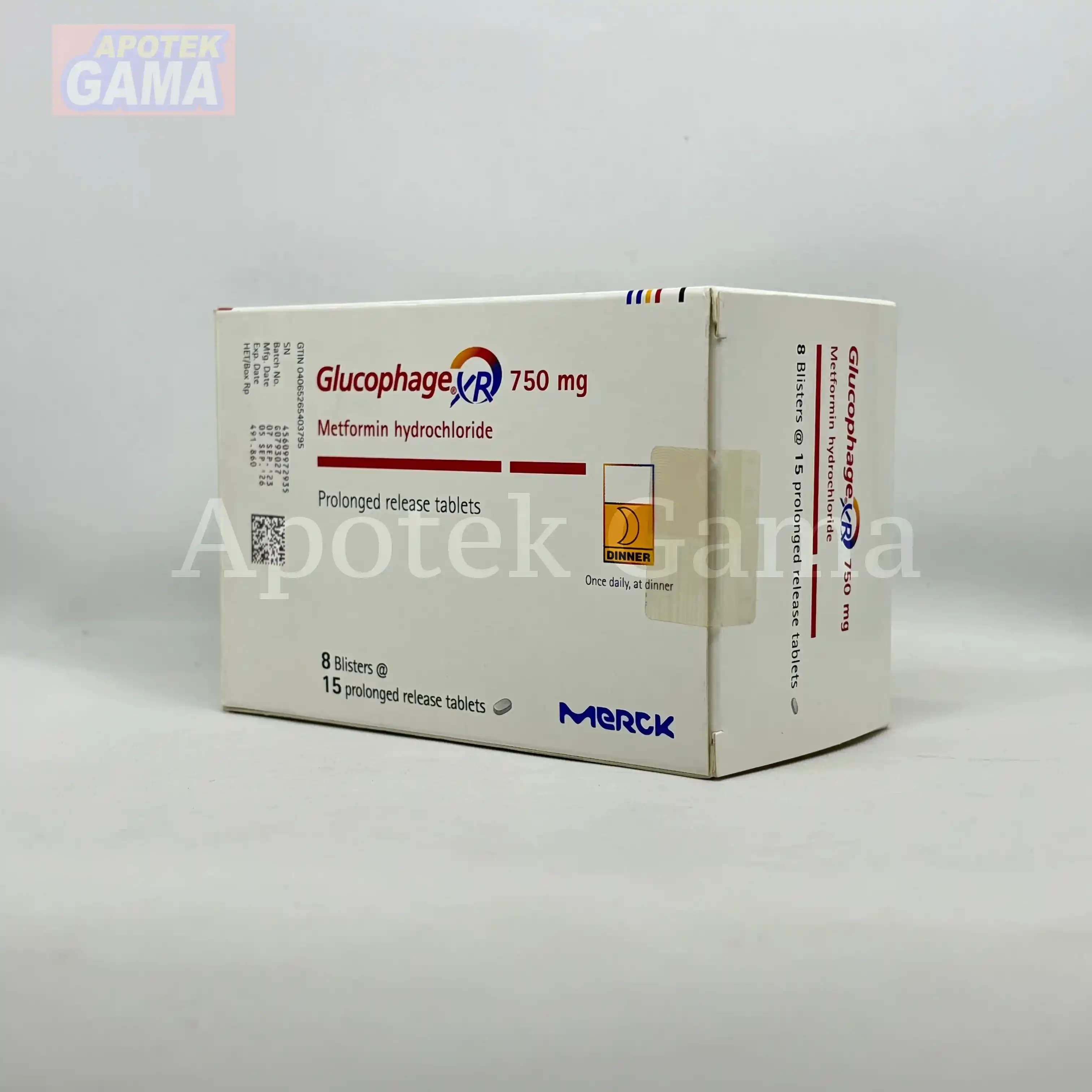 GLUCOPHAGE XR 750 MG 3