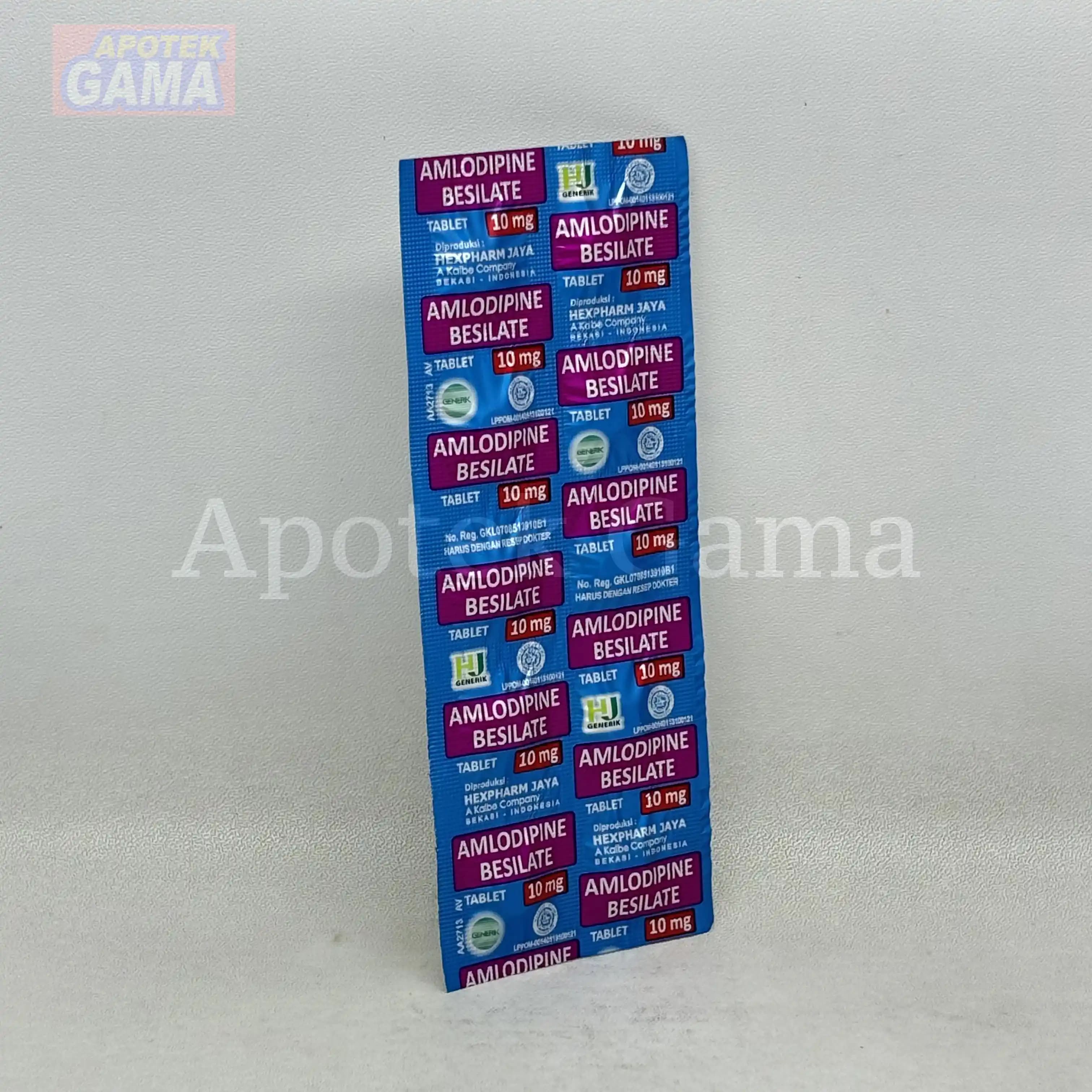 AMLODIPINE TAB 10 MG BRAND HJ 2