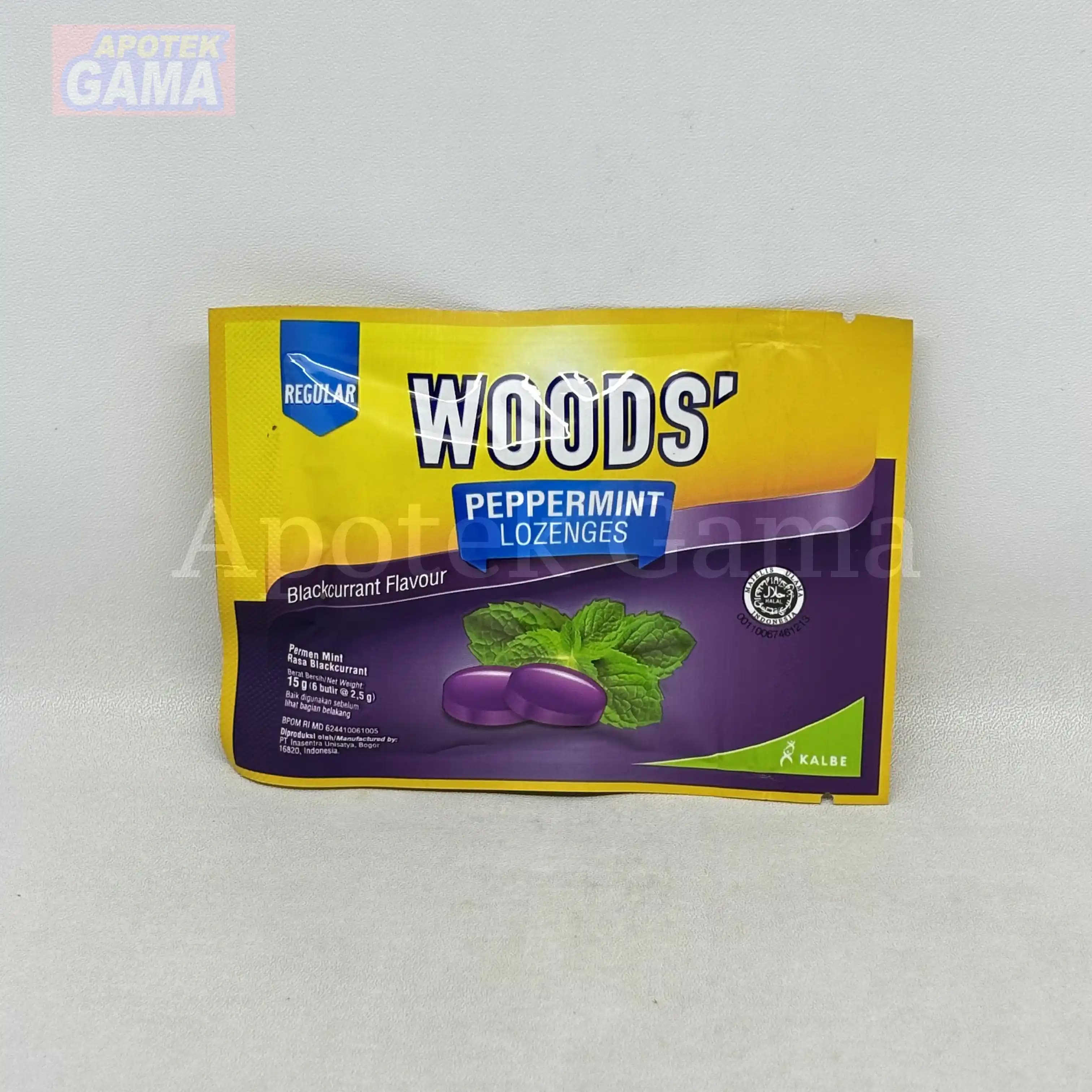 WOOD PEPPERMINT LOZENGES BLACKCURRANT 2