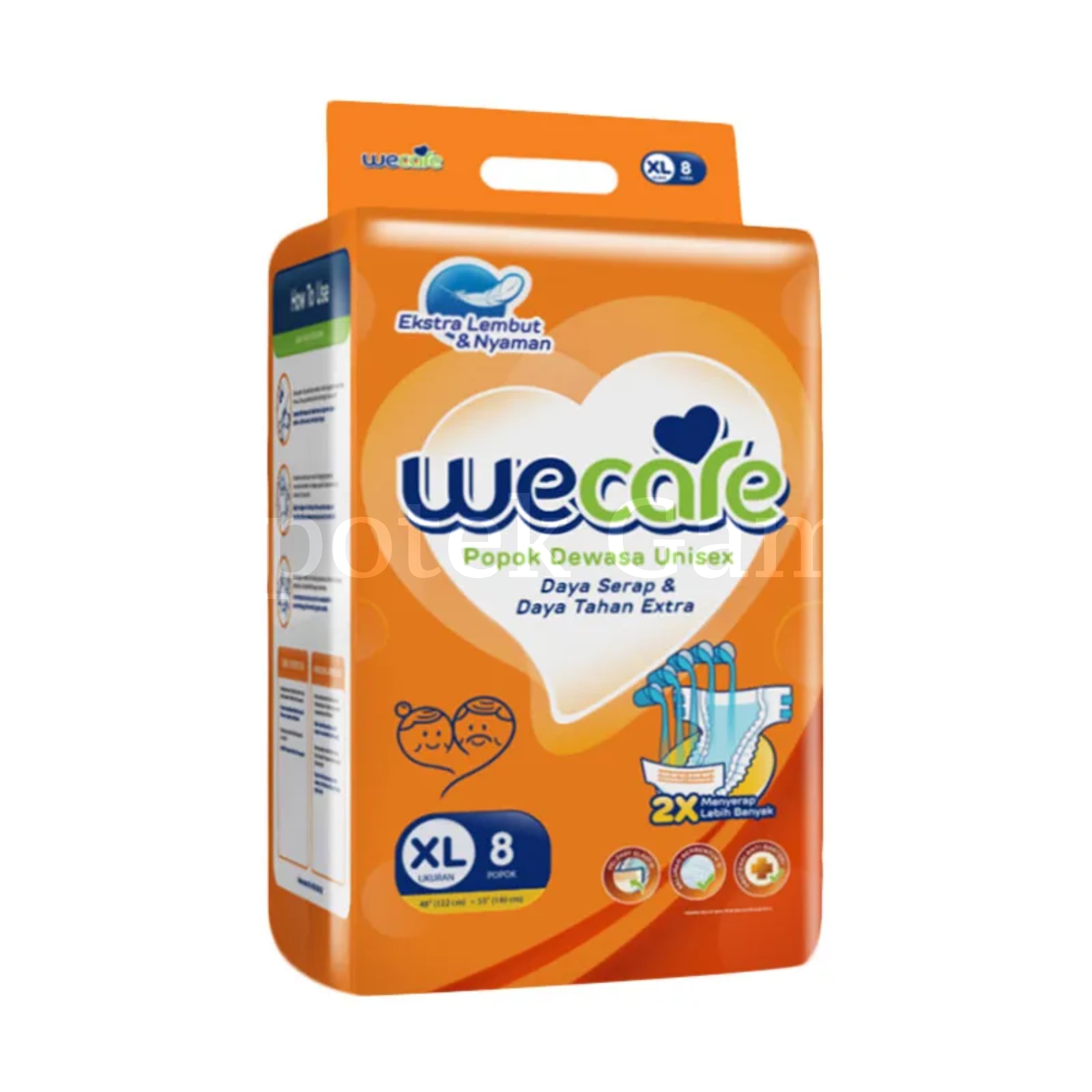 PAMPERS WECARE ADULT DIAPER XL8 2