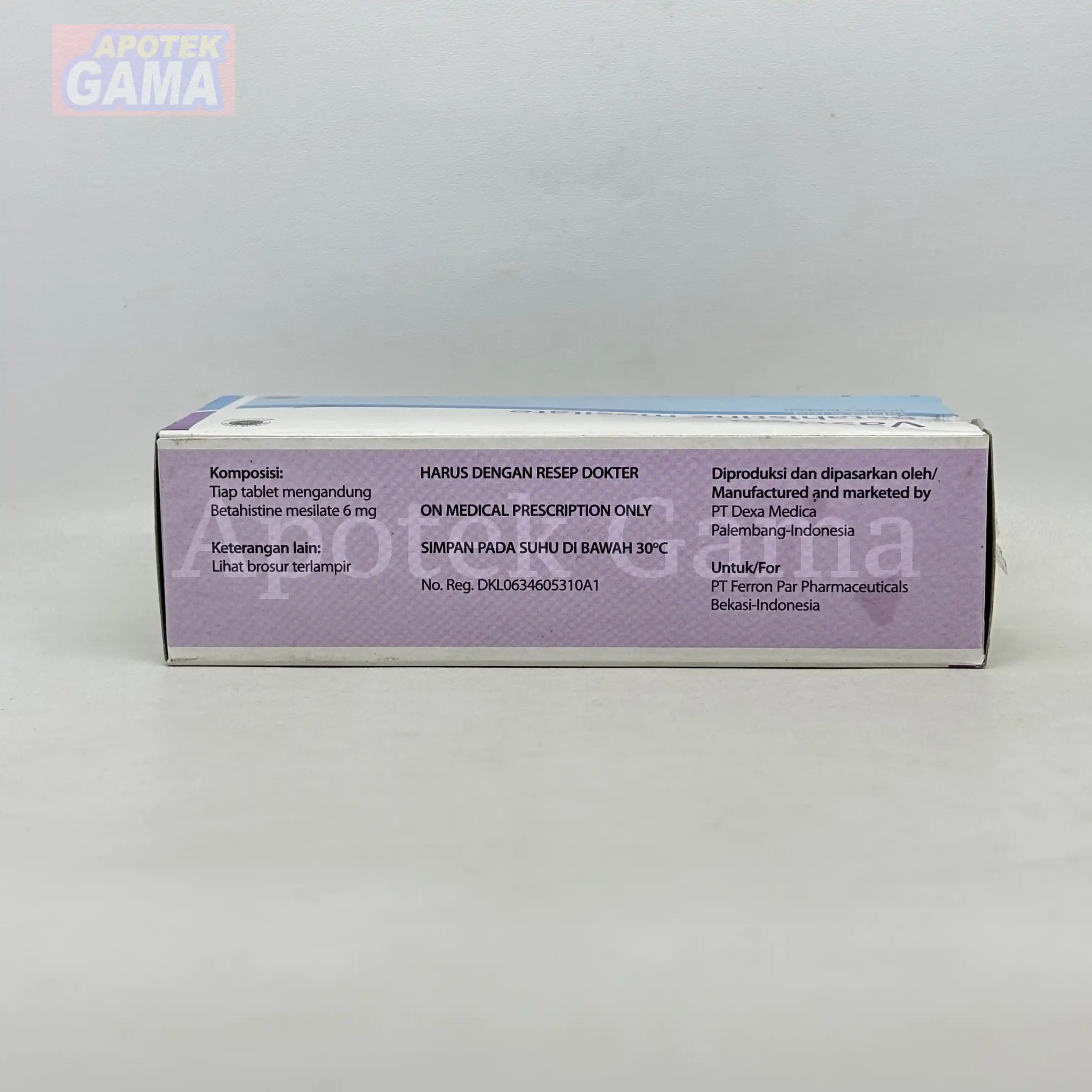 VASTIGO TAB 6MG 3